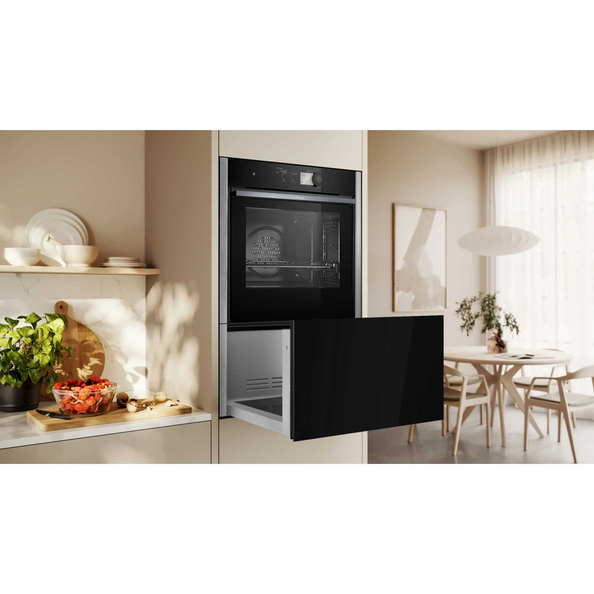 N34HA11N1B N 70 60cm Built-In Warming Drawer - Stainless Steel