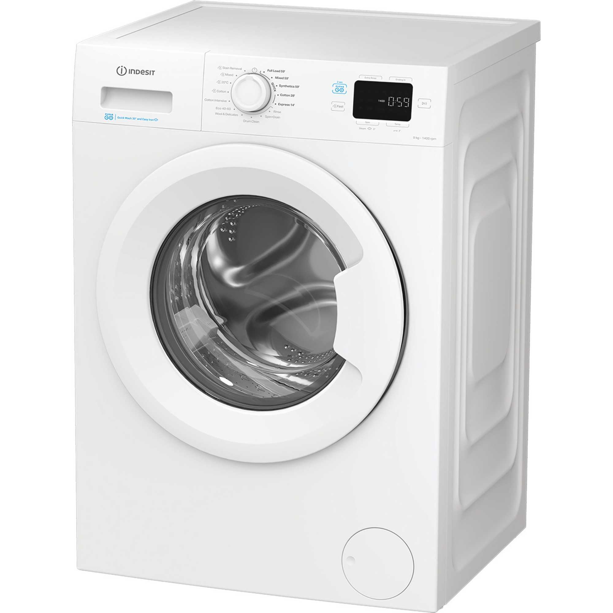 IP 946 PUSH&GO UK 9kg 1400rpm Washing Machine - White