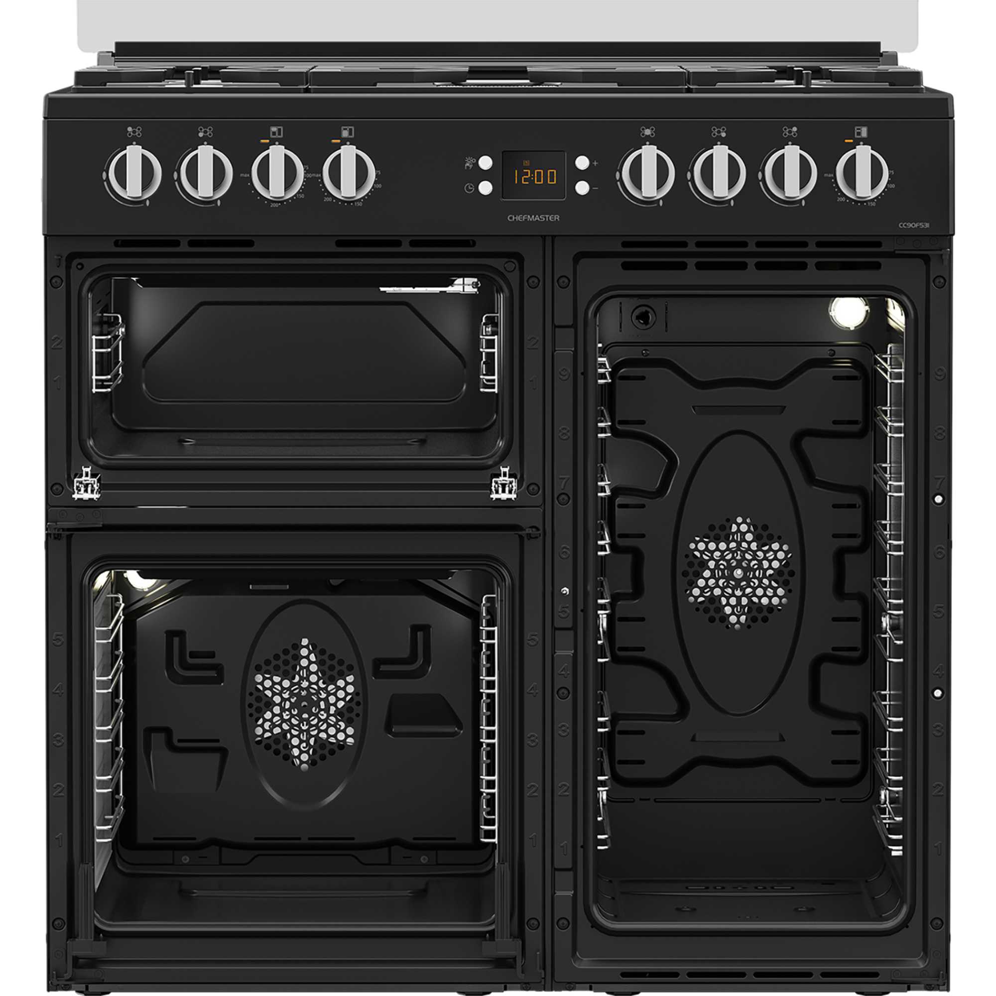 Chefmaster 90cm Dual Fuel Range Cooker - CC90F531K