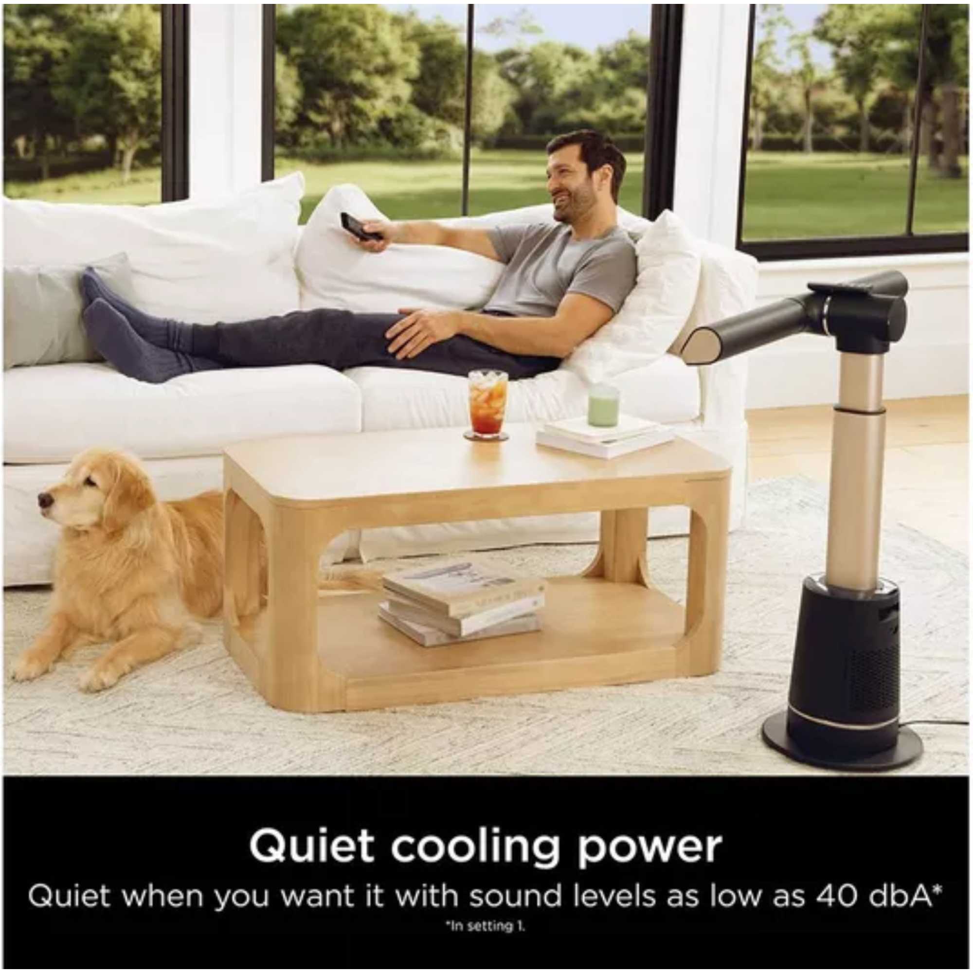 TF200SUK TurboBlade High-Speed Multi-Directional Tower Fan - Charcoal