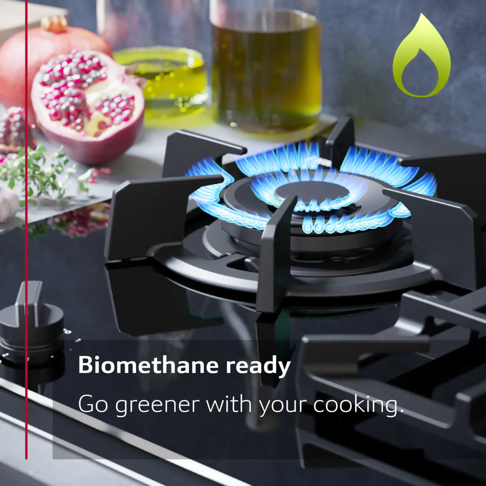 T29RHS4S0 Flame Select 90cm 5 Burner Gas Hob - Black