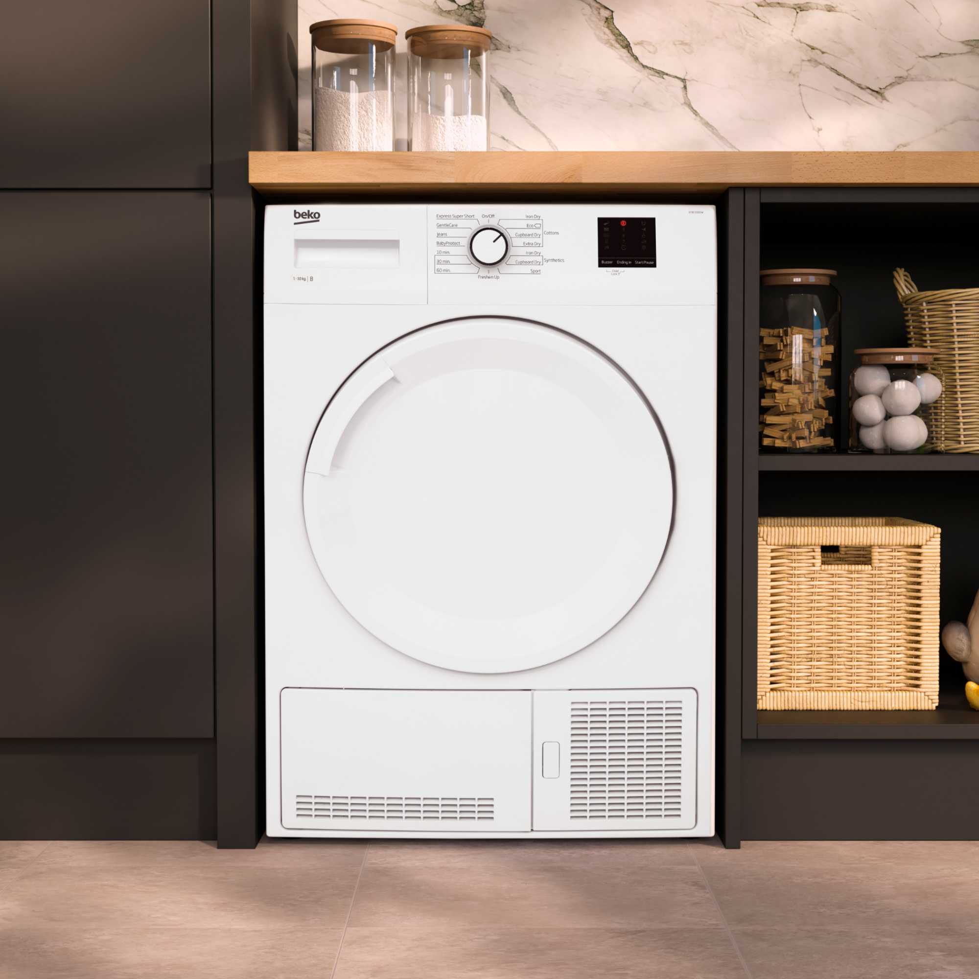 DTBC10001W 10kg Condenser Tumble Dryer