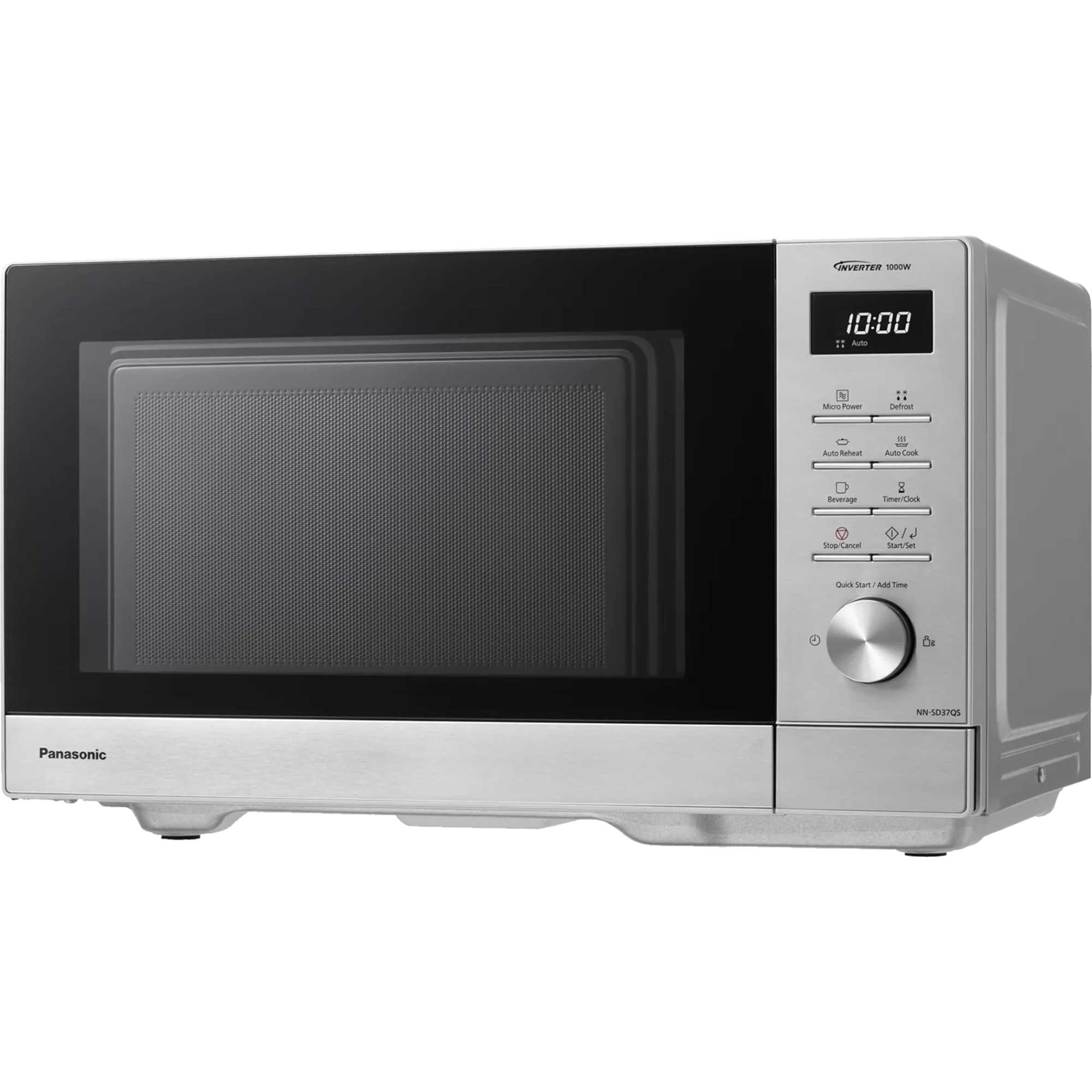 NN-SD37QSBPQ 1000W 29l Inverter Compact Microwave Oven - Stainless Steel