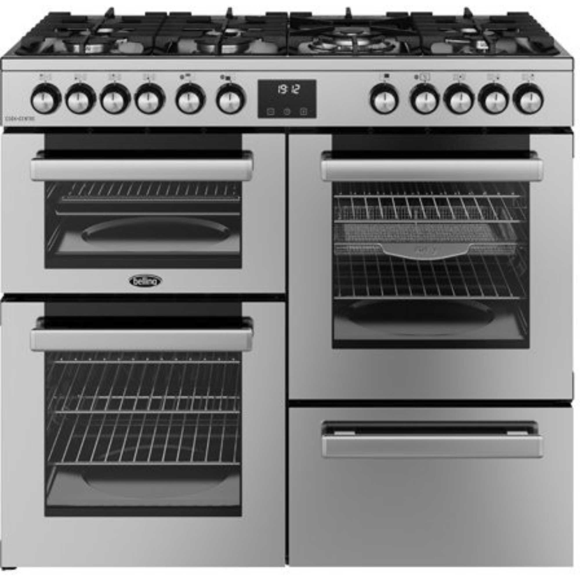 444411800 Cookcentre 100DF Duel Fuel Range Cooker - Stainless Steel
