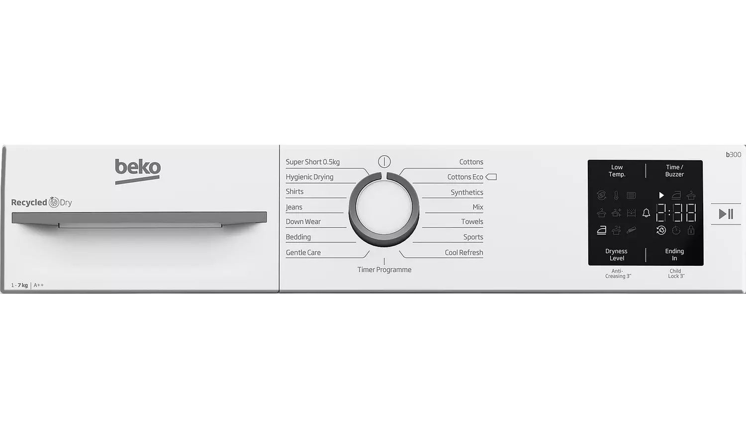 7kg Integrated Heat Pump Dryer - NTIKP71131W