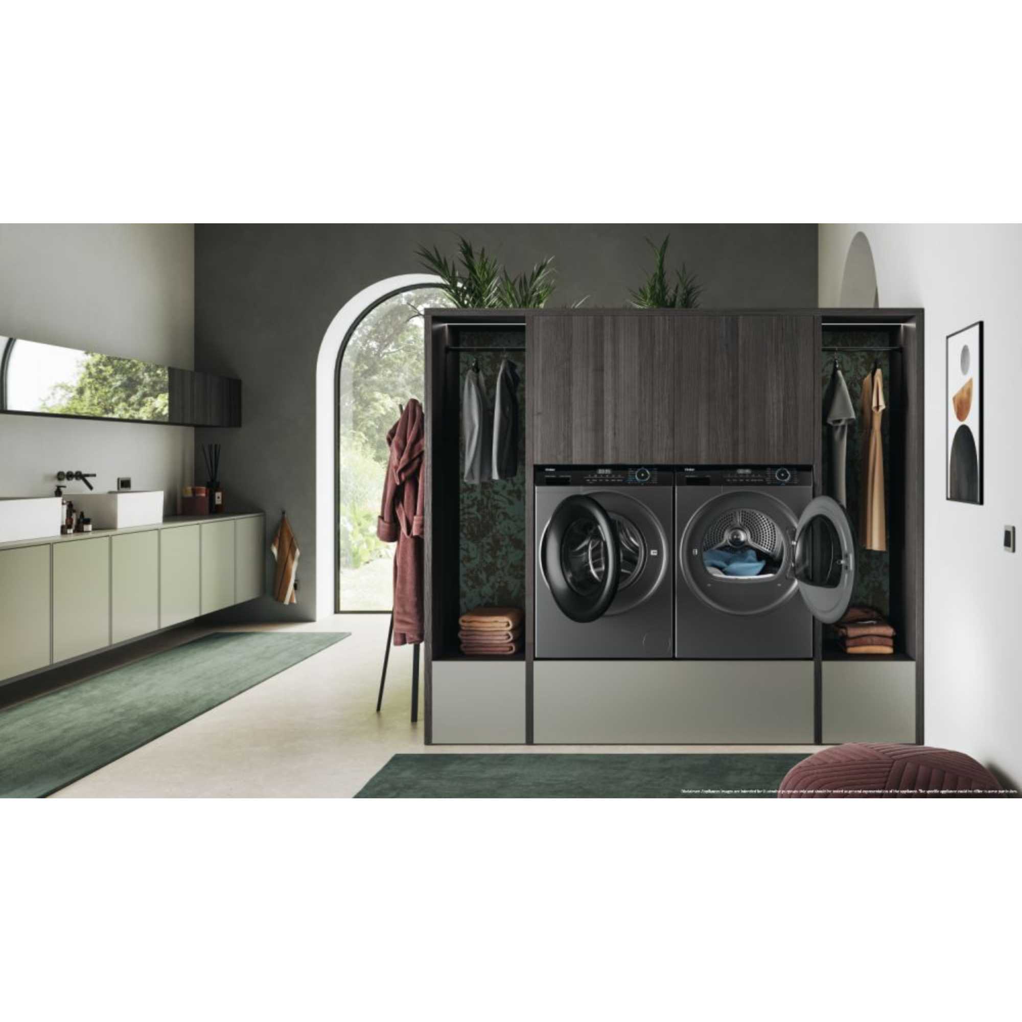 HD80-A2939R I-Pro Series 3 8kg Heat Pump Tumble Dryer - Graphite