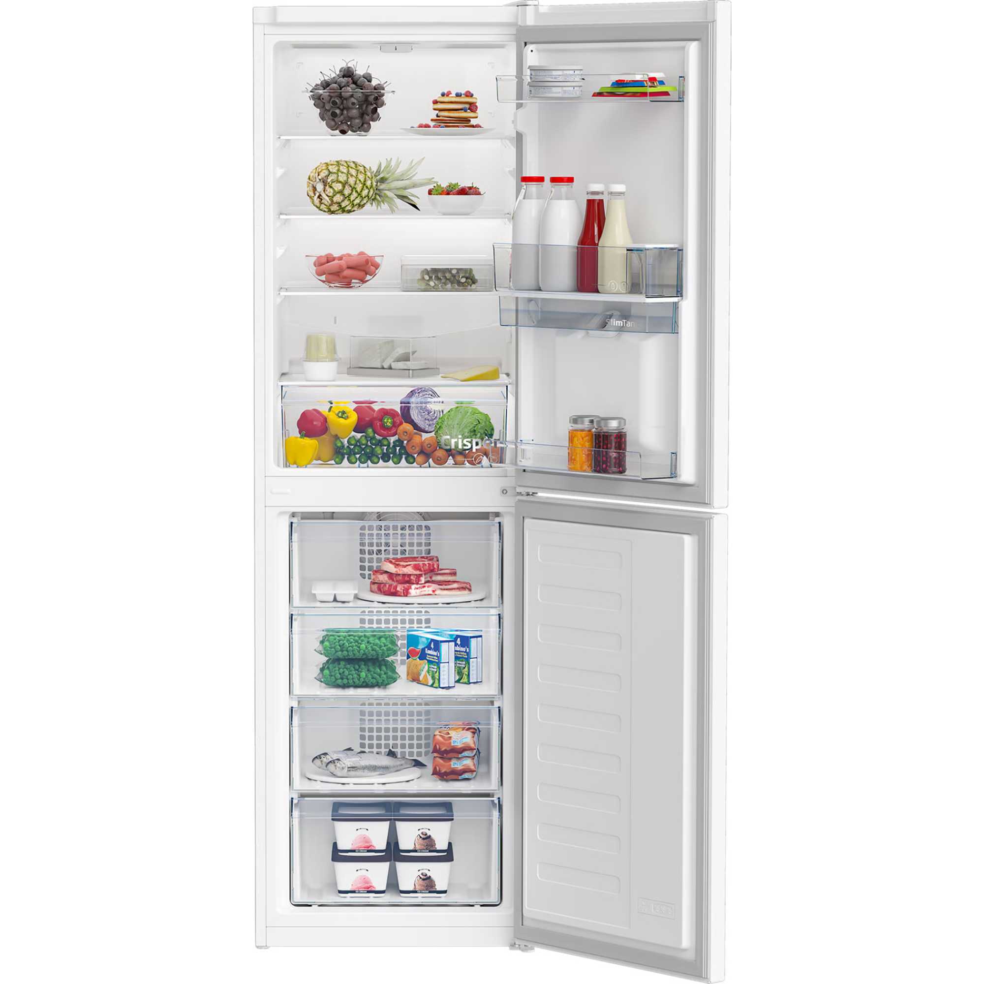 CFG4582DW 268l Frost Free Fridge Freezer - White