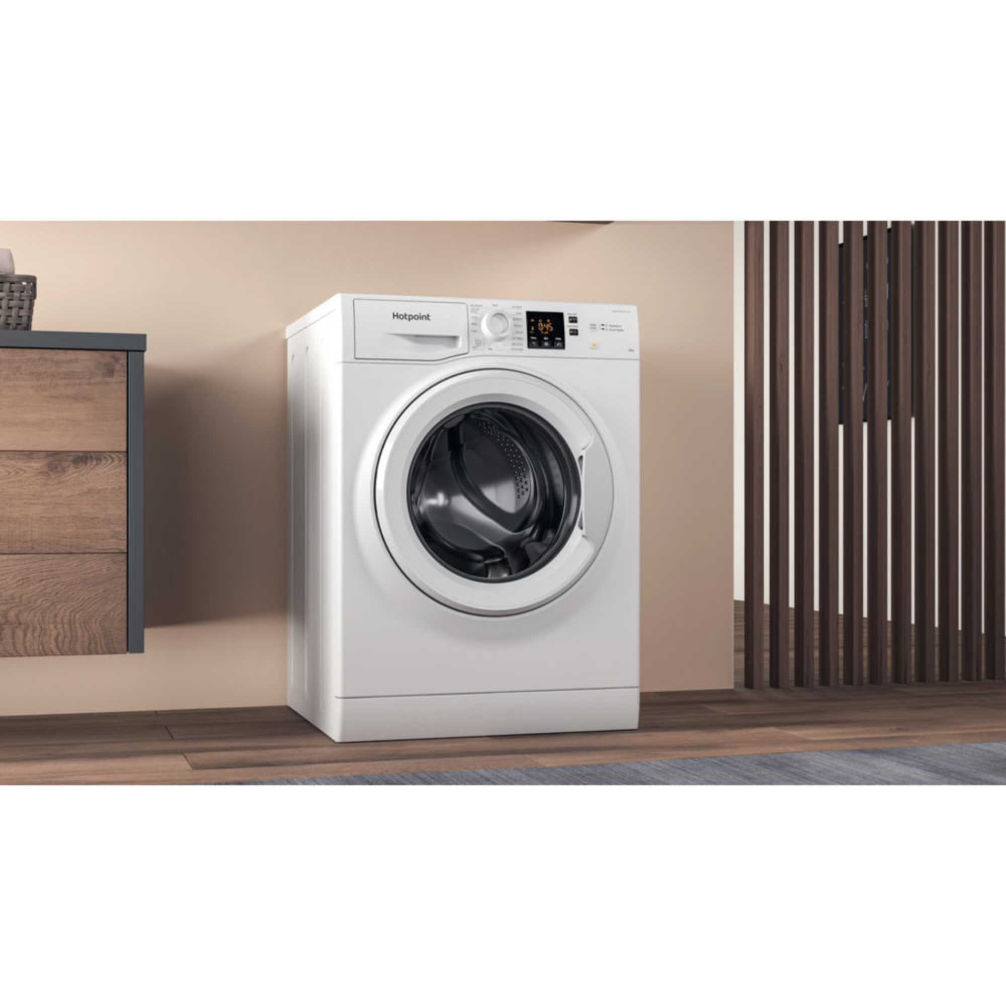 Anti-Stain 10kg 1400rpm Washing Machine - NSWM 1046 W UK