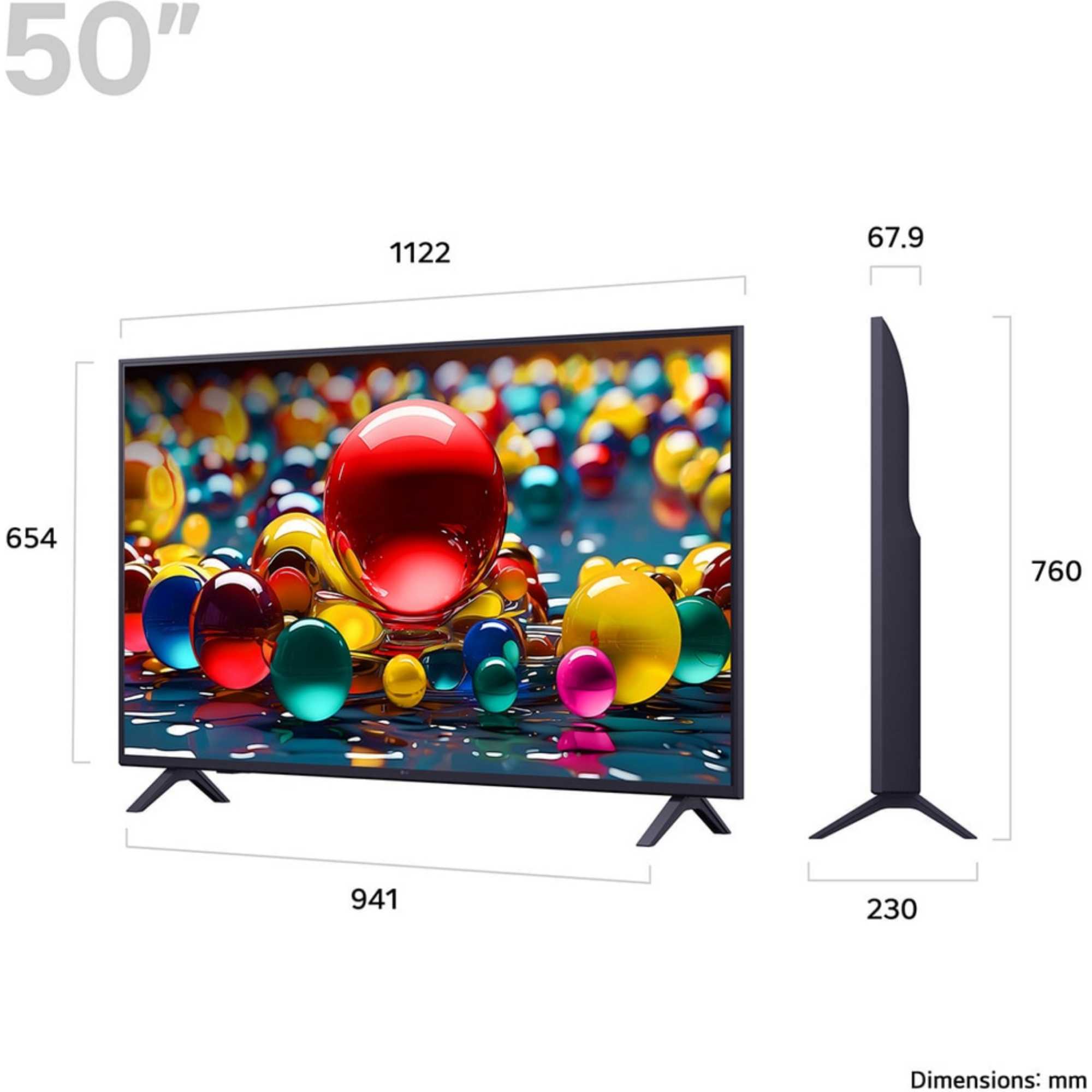 UA74 50" 4K Ultra HD LED 60 Hz Smart TV - 50UA74006LB