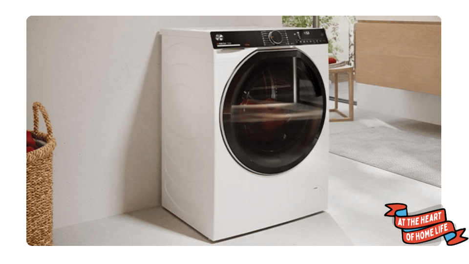 Hoover H-Wash 700 H7W69MBC smart washing machine with digital controls