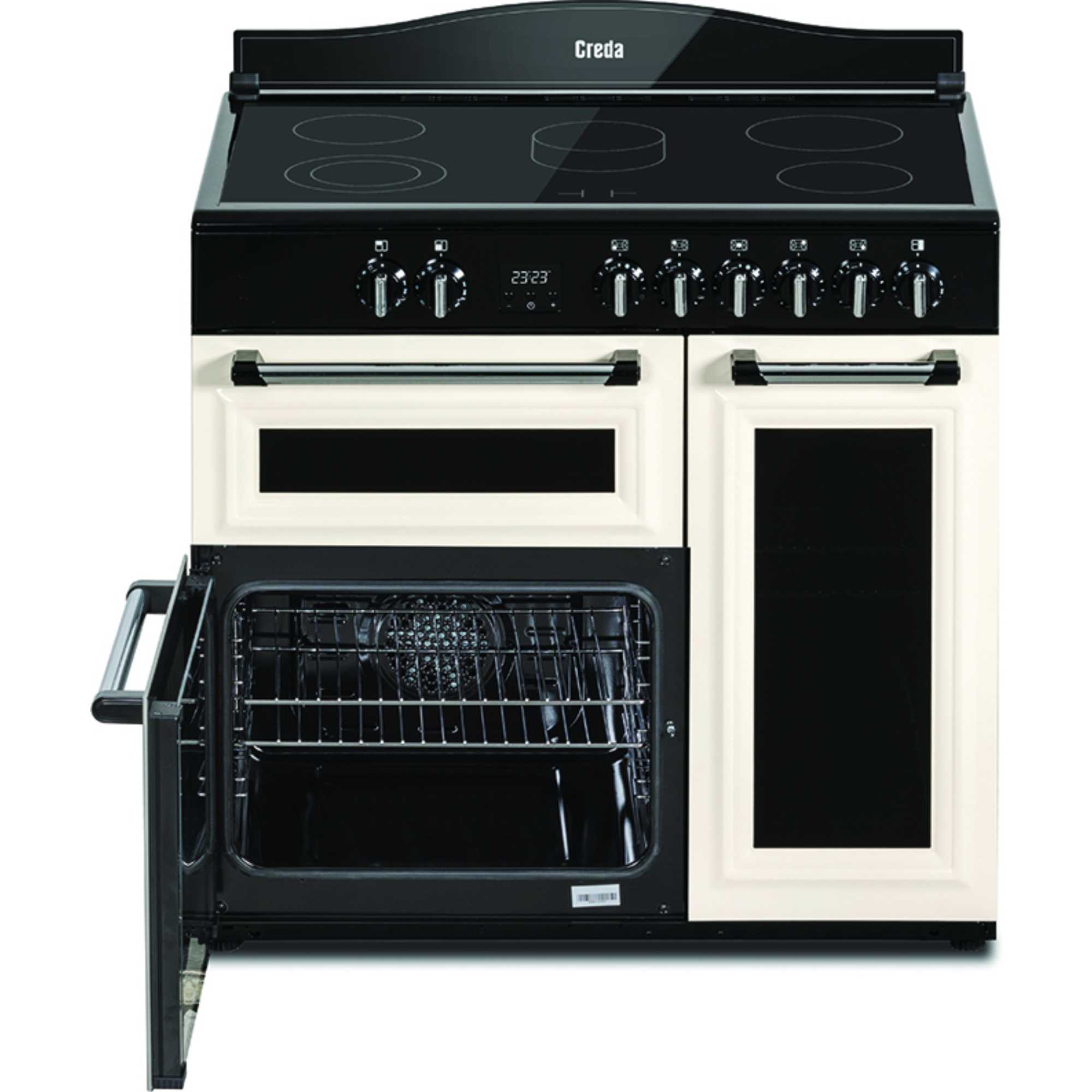 C90RCCT 90cm Electric Range Cooker with 5 Zones - Cream