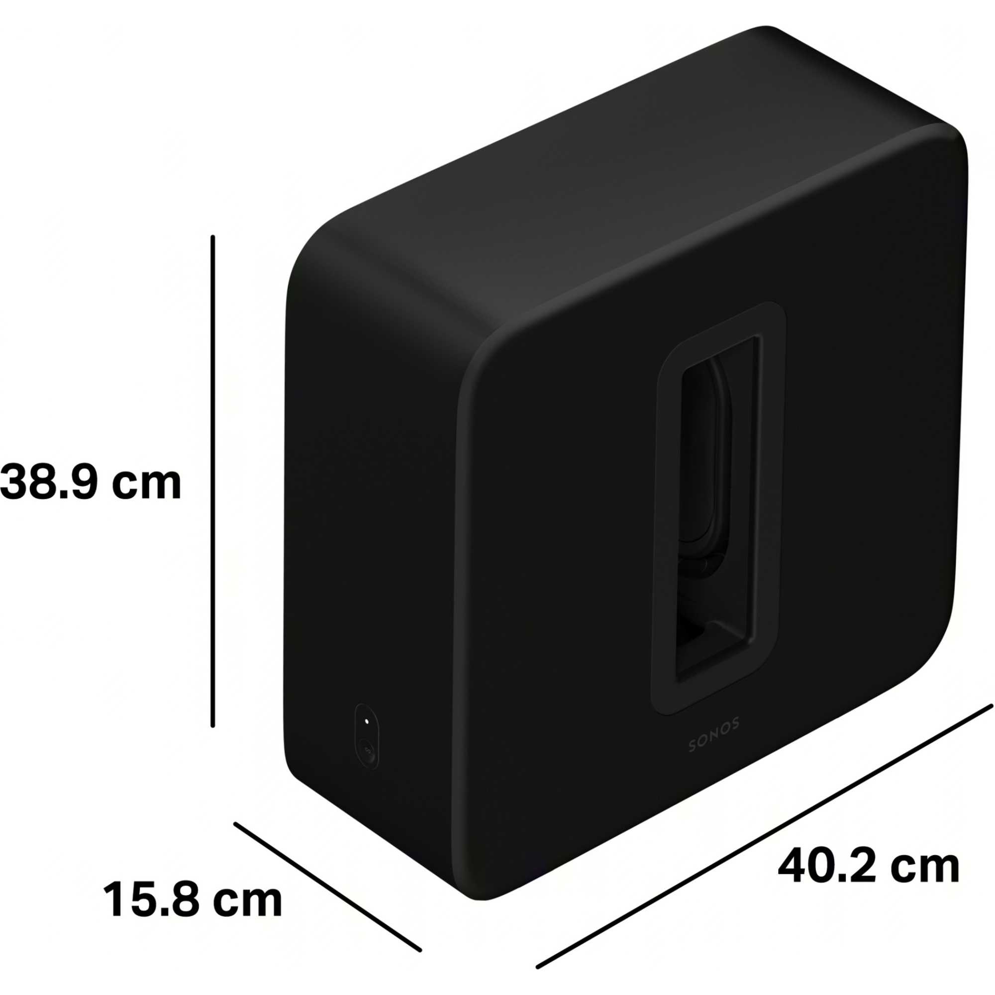 Sub G4 Bluetooth Smart Subwoofer with AirPlay 2 - Black