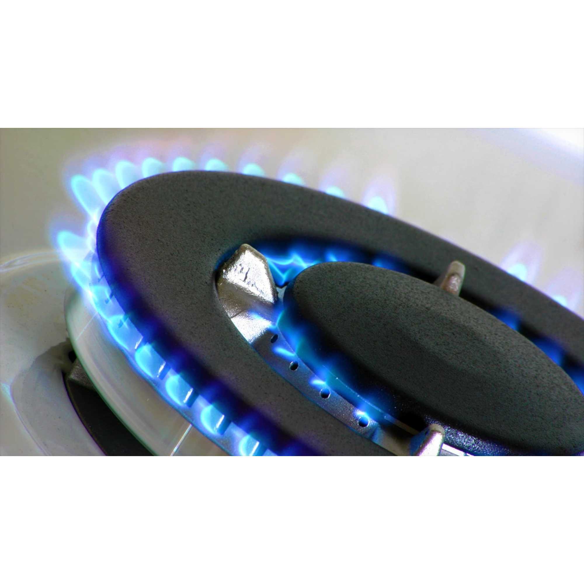 GEN73415E 60cm Built-In 4 Zone Gas Hob - Stainless Steel