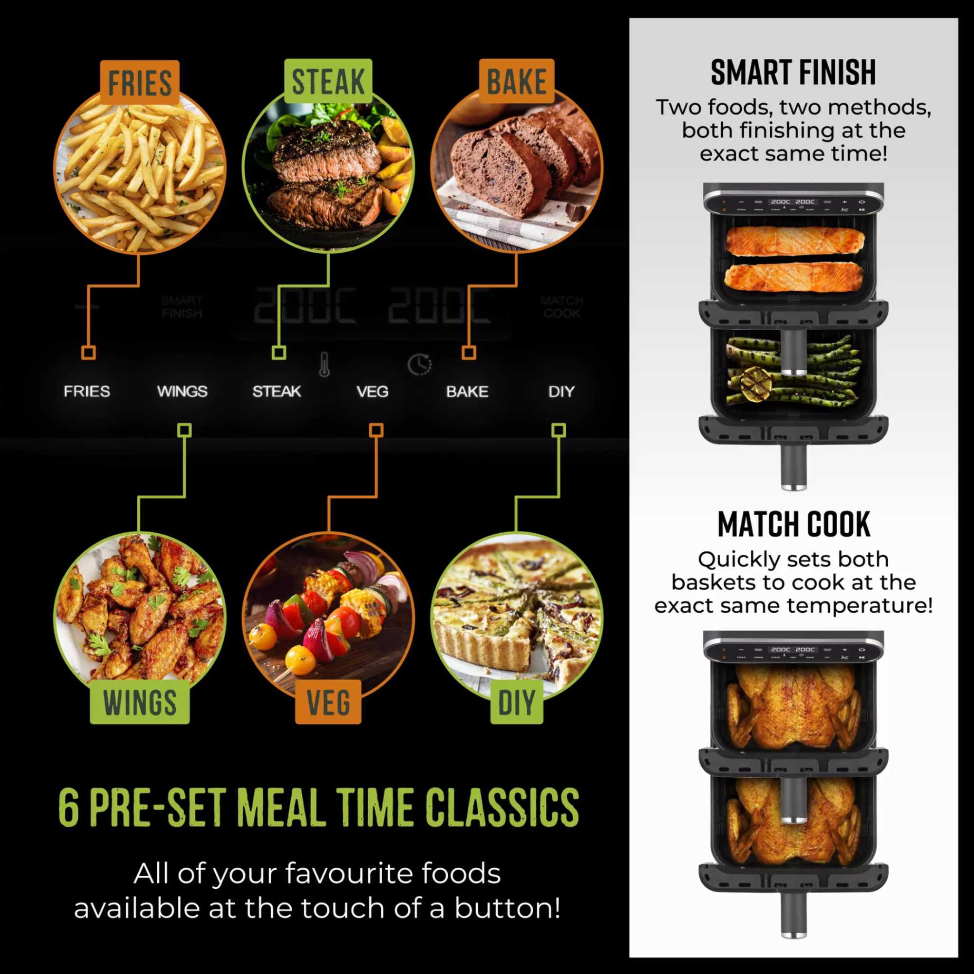 T17190 Vortx 11l Dual Layer Air Fryer