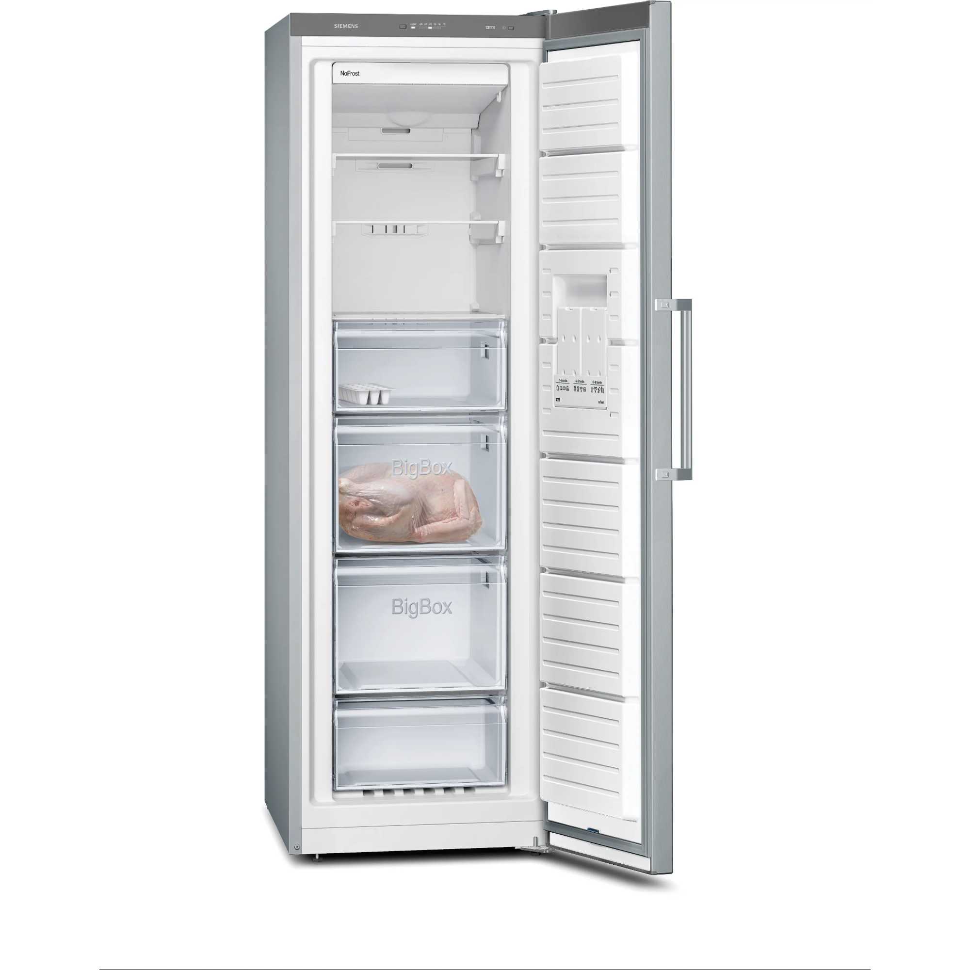 iQ300 GS36NVIEPG 242l Tall noFrost Freezer - Inox