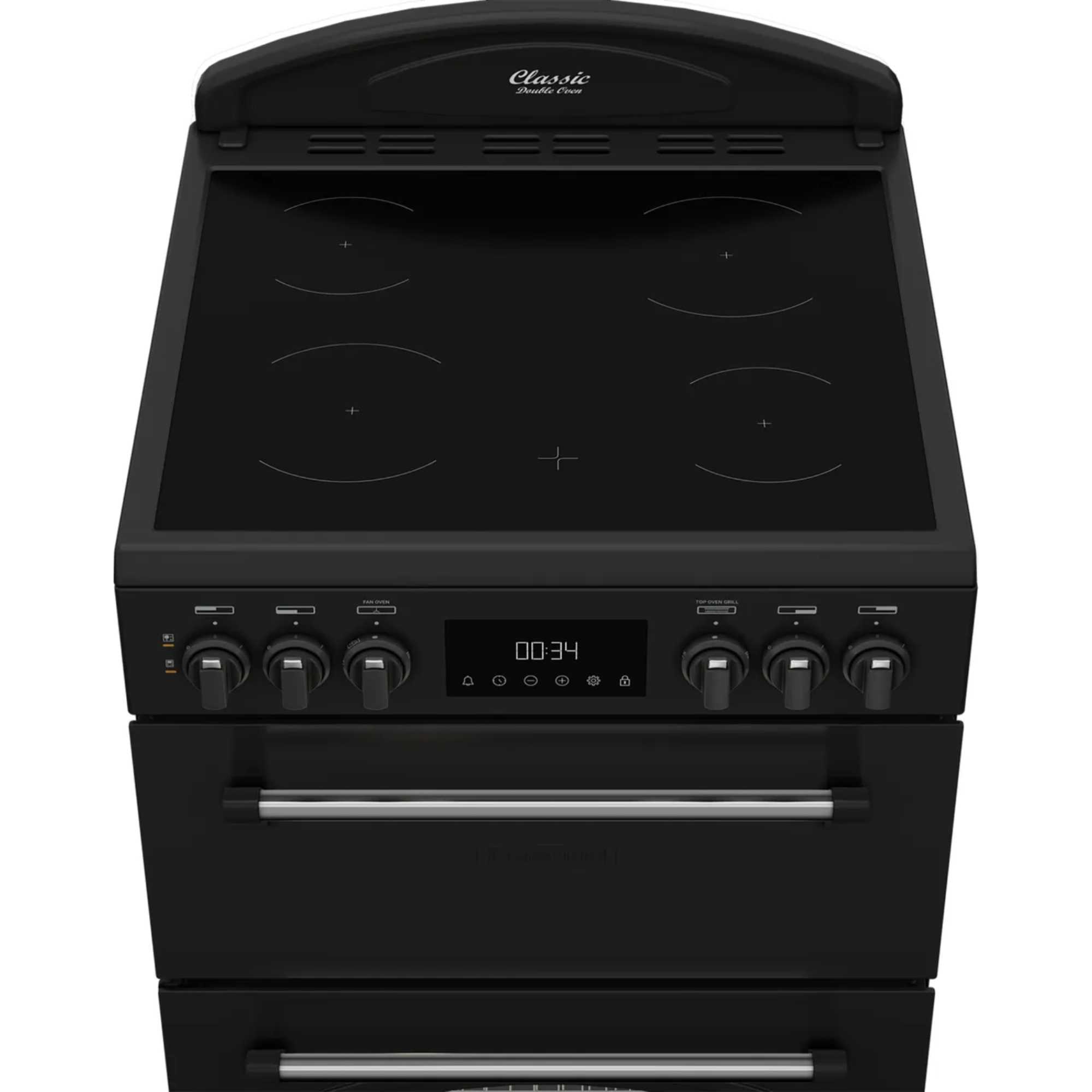 Classic CLB60ECK 600mm Freestanding Electric Cooker - Black