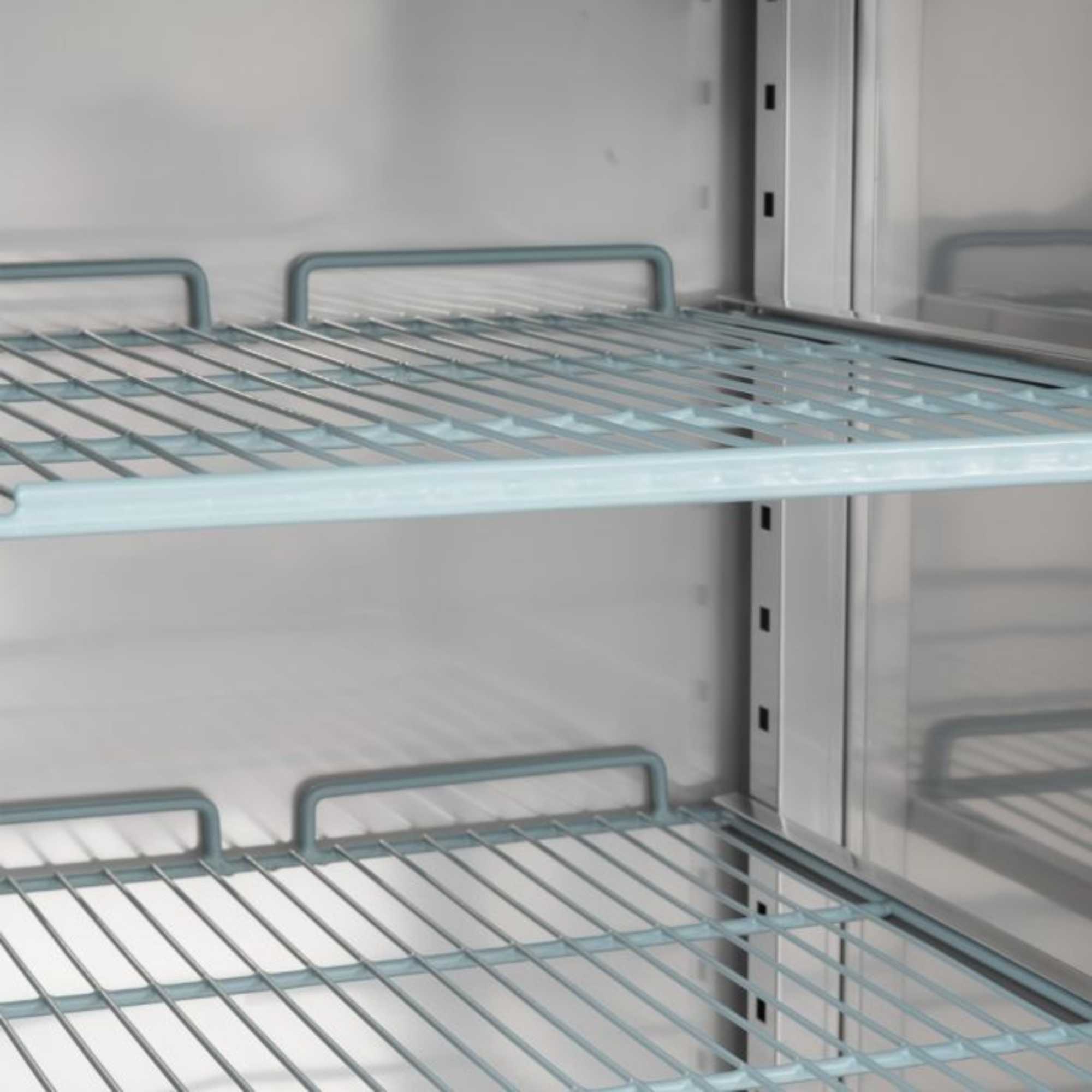 BR2SS Upright Double Hinged Door 1300L Gastronorm Refrigerator