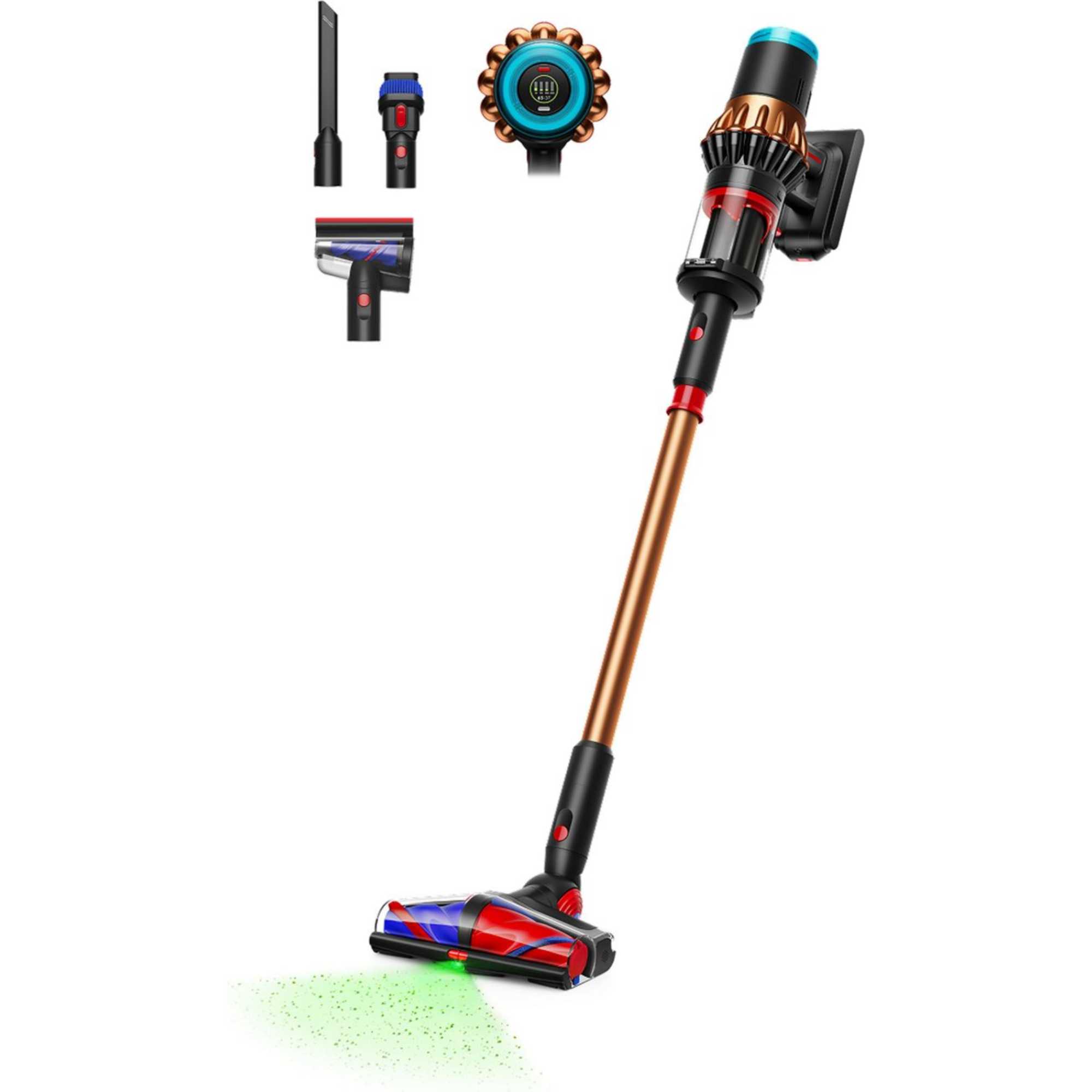 V16 Piston Animal Cordless Vacuum, Black/Copper