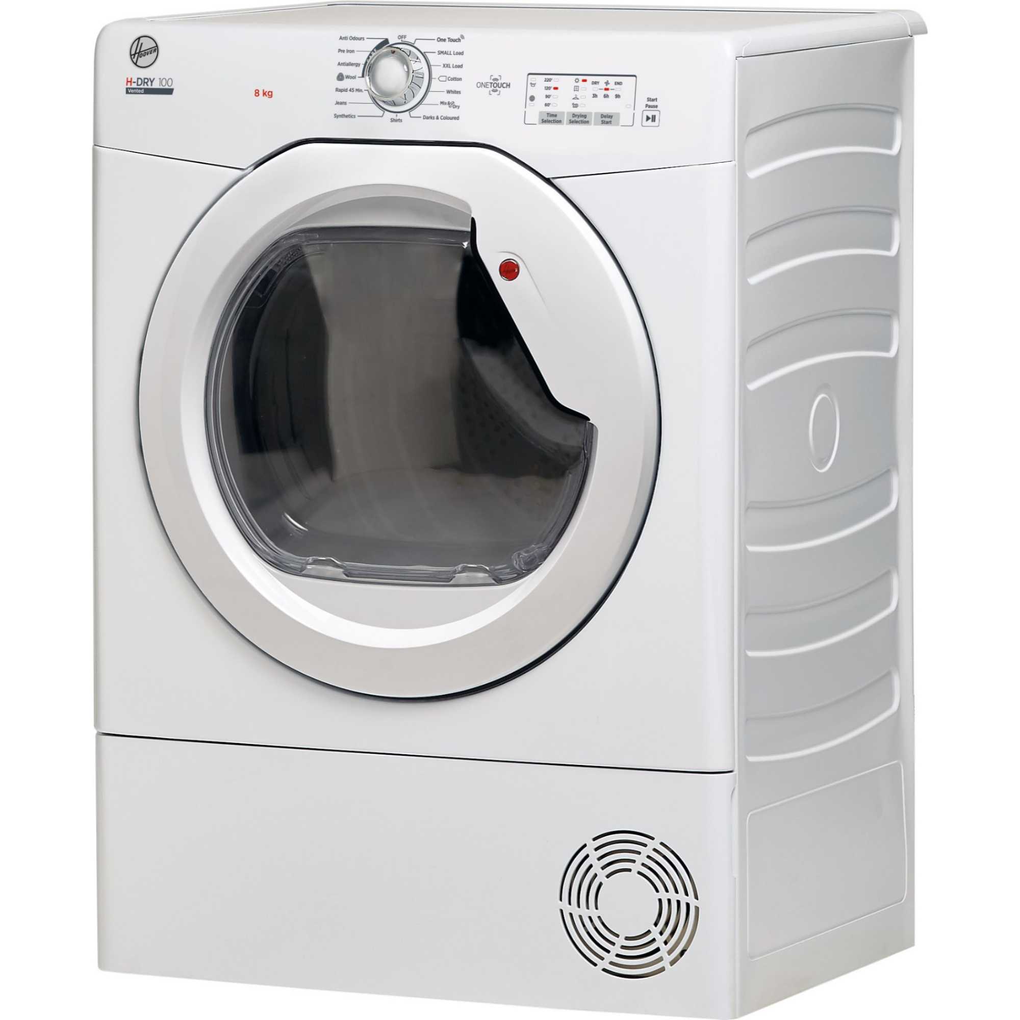 HLE V8LG-80 8kg Vented Smart Tumble Dryer - White
