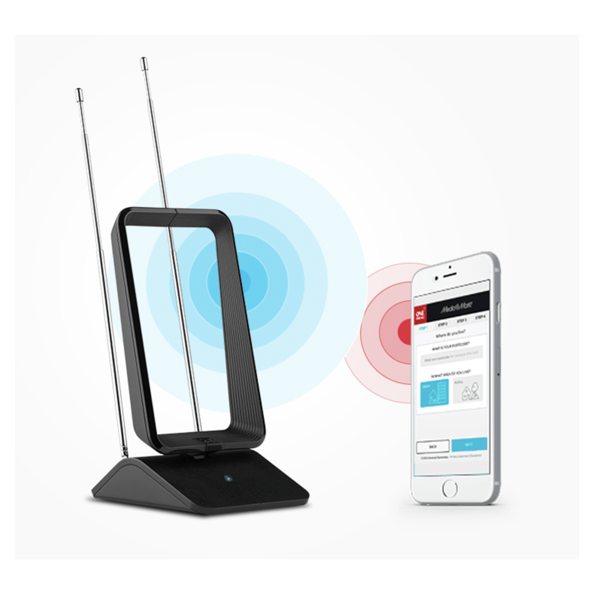 One For All SV9460 Full HD Amplified Indoor TV Aerial Hughes