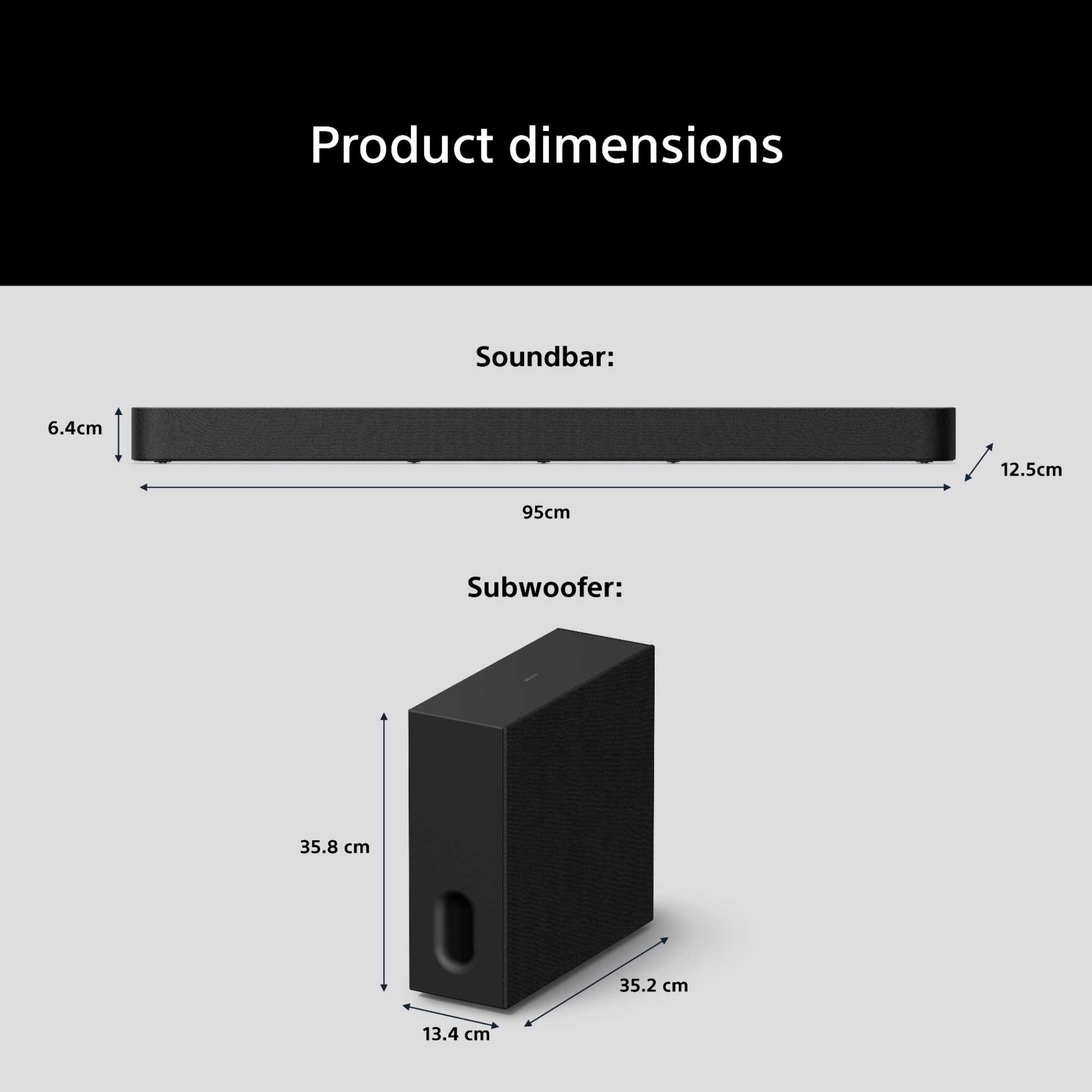 HTA7100KIT BRAVIA Theatre Bar 7 & Wireless Subwoofer - Black