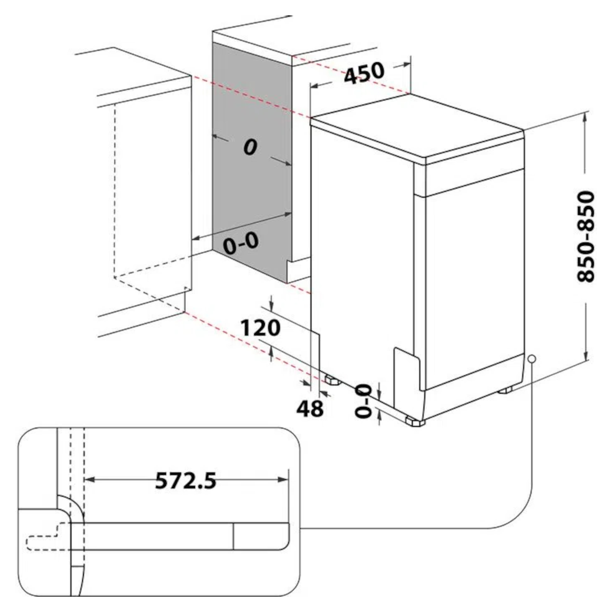 Image of Indesit DSFE1B10UK