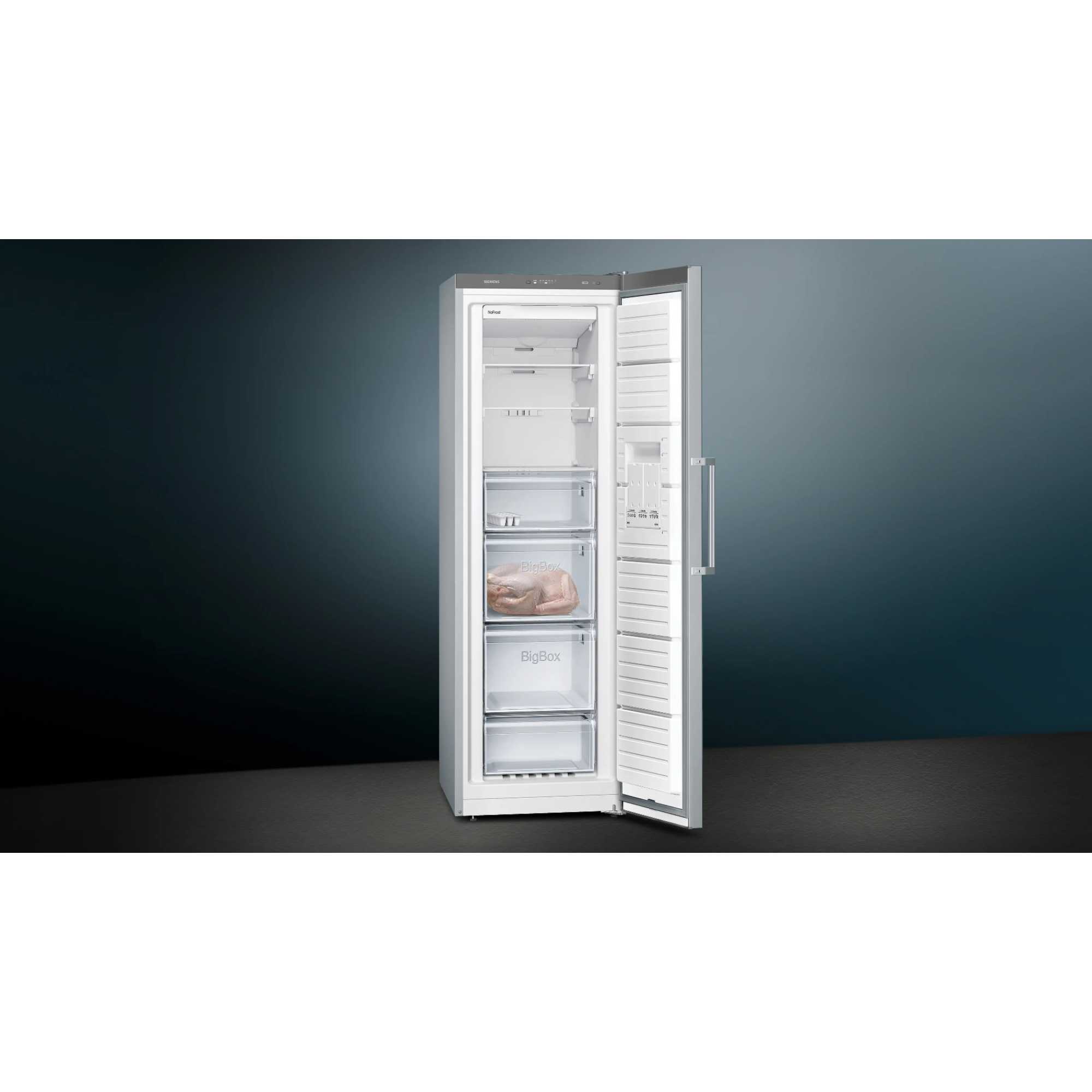 iQ300 GS36NVIEPG 242l Tall noFrost Freezer - Inox