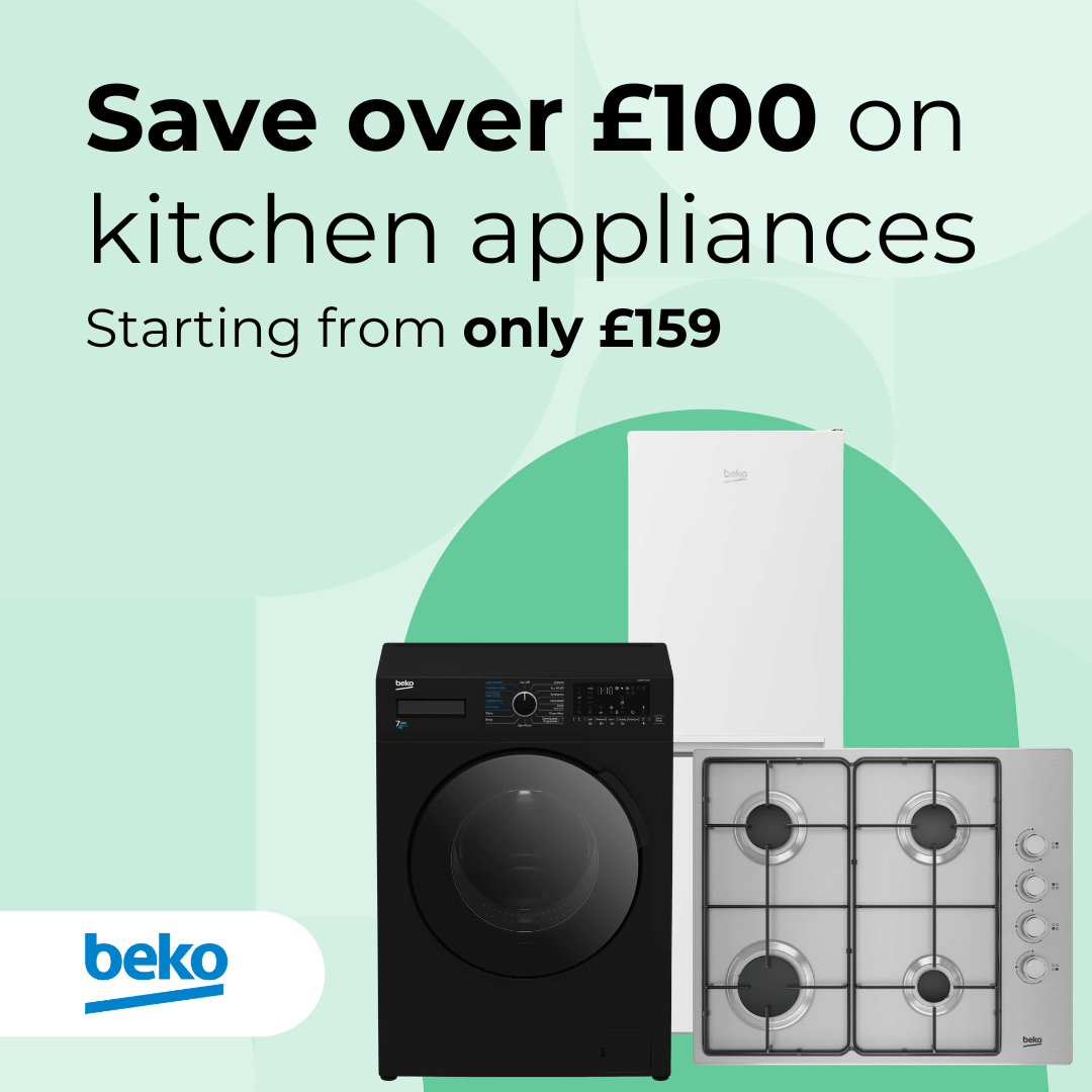 Save over £100 on beko kitchen appliances