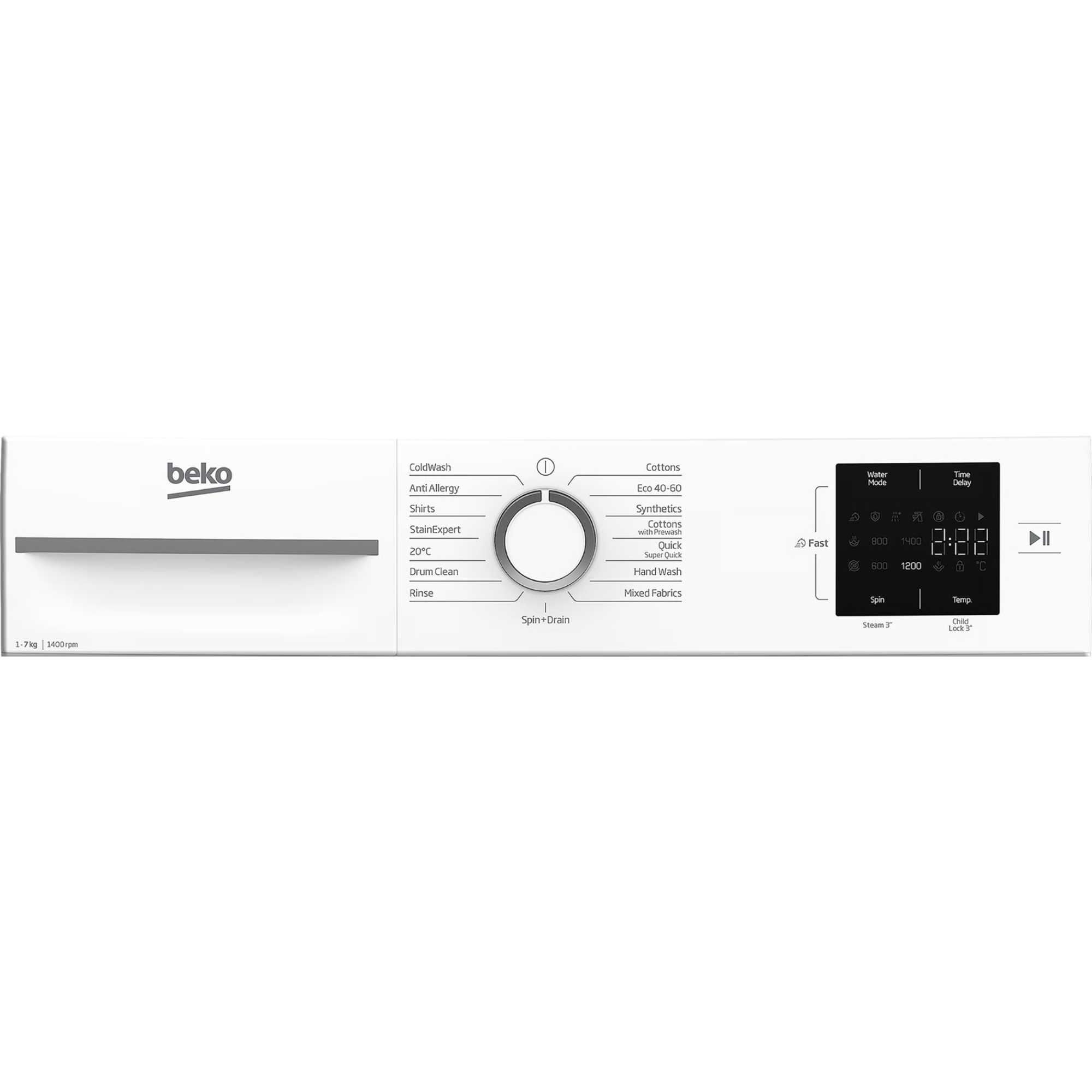 7kg 1400rpm Washing Machine - BM3WT3741W