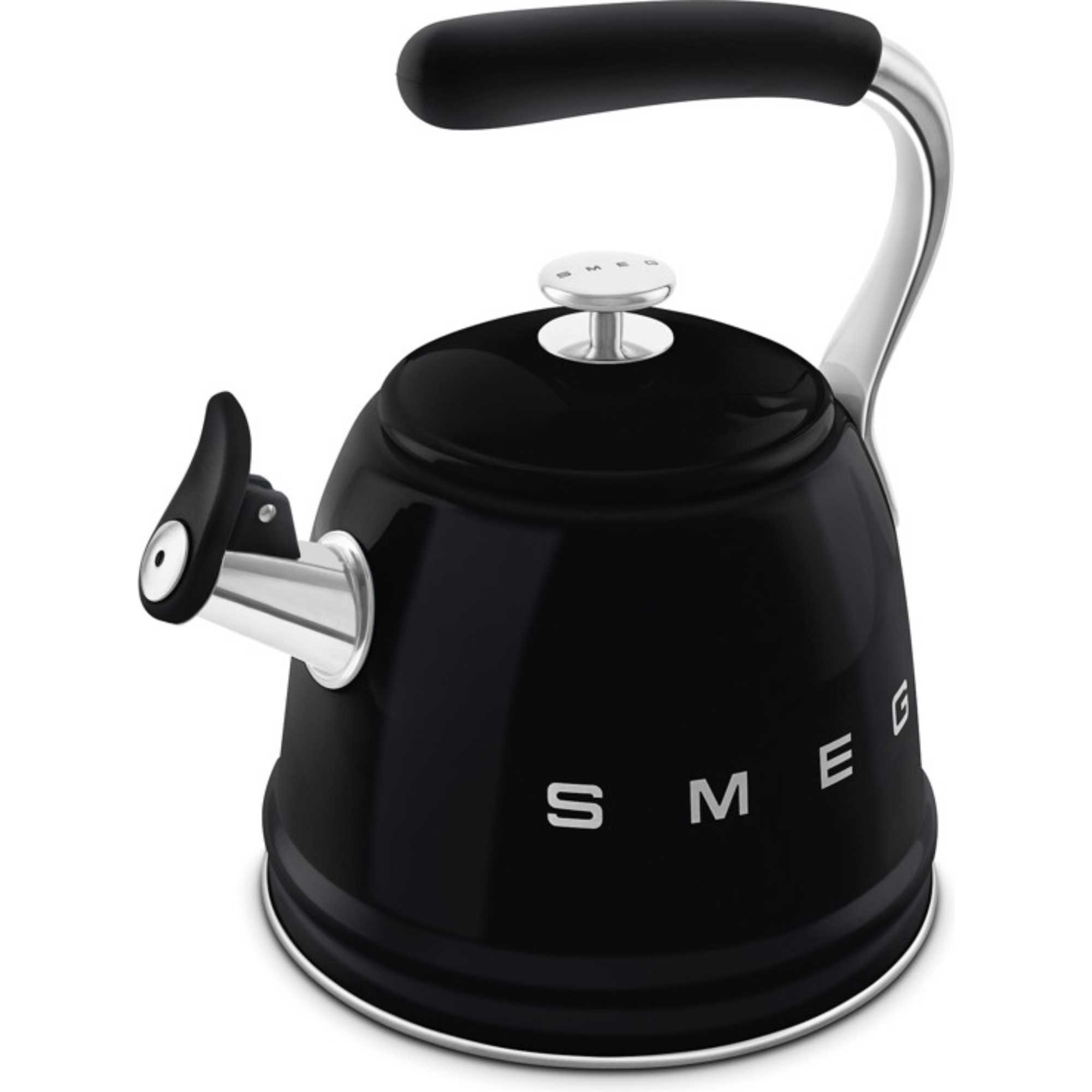 WKF01BL 2.3L 50s Style Whistling Kettle - Black
