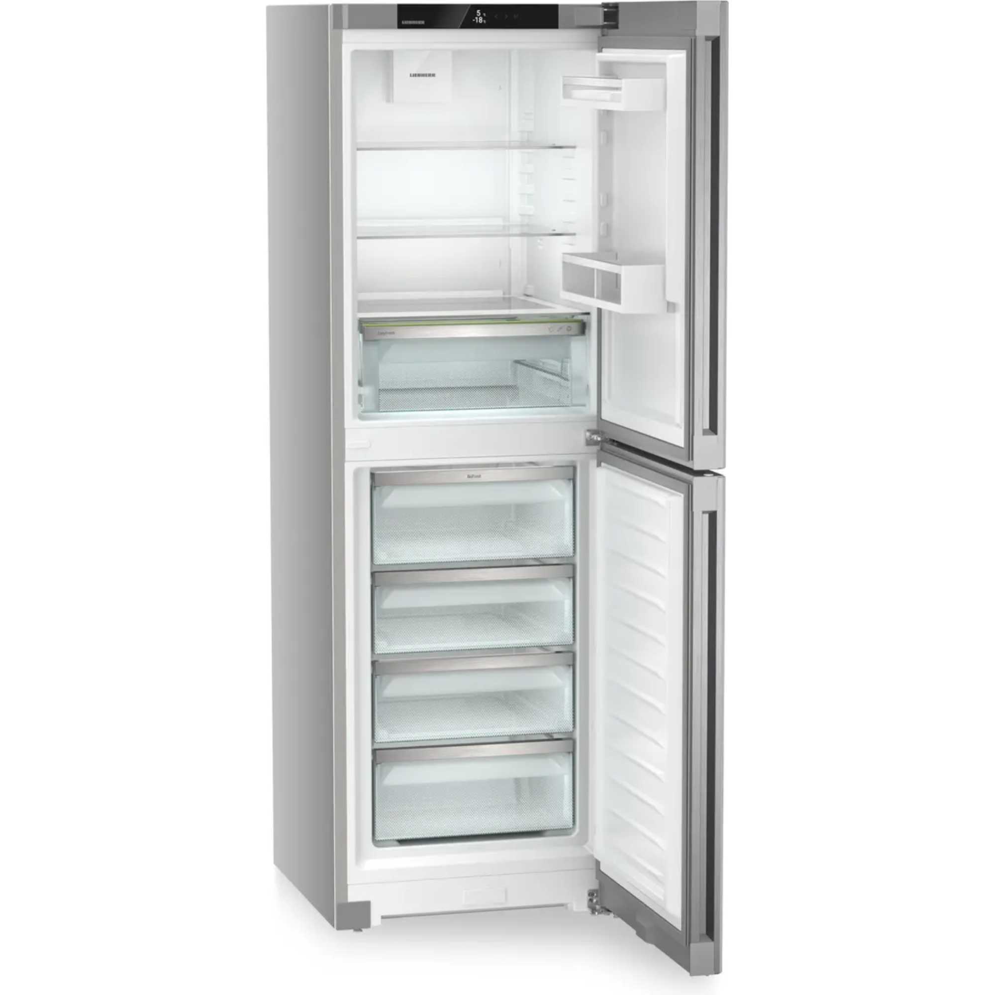 CNsfd 5204 Pure NoFrost 319l Fridge Freezer - SteelFinish