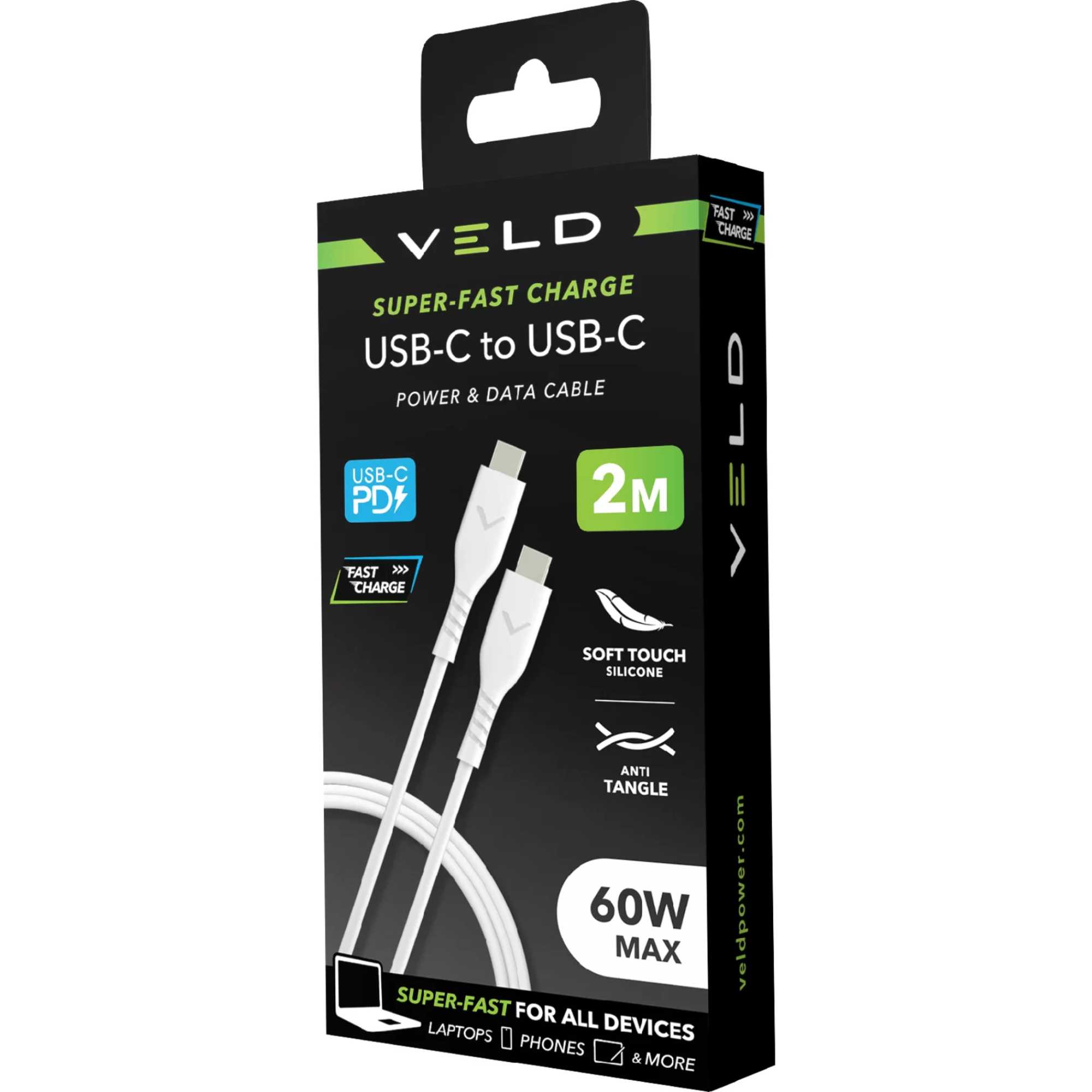 VCC203W2 2m Super-Fast USB-C to USB-C Cable