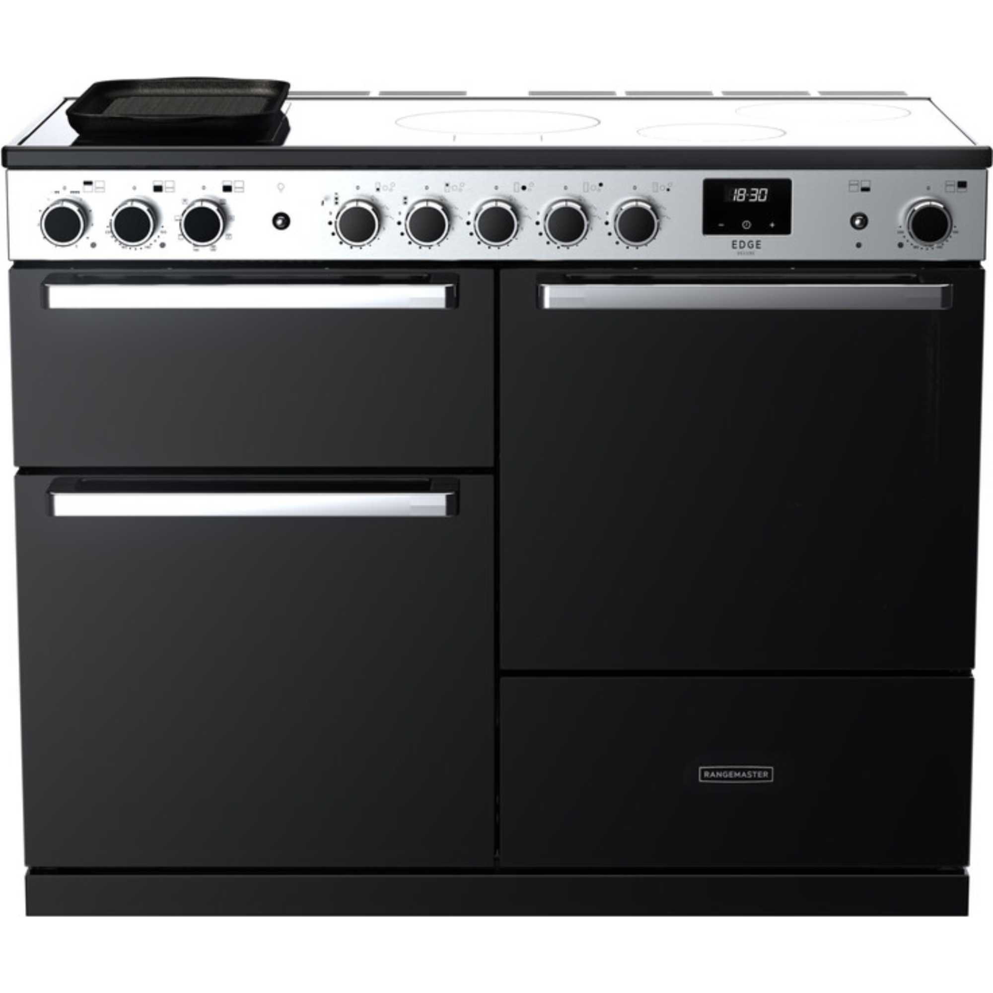 Edge Deluxe 110 110cm Electric Range Cooker - EDDLO110EIGBLK/CM1
