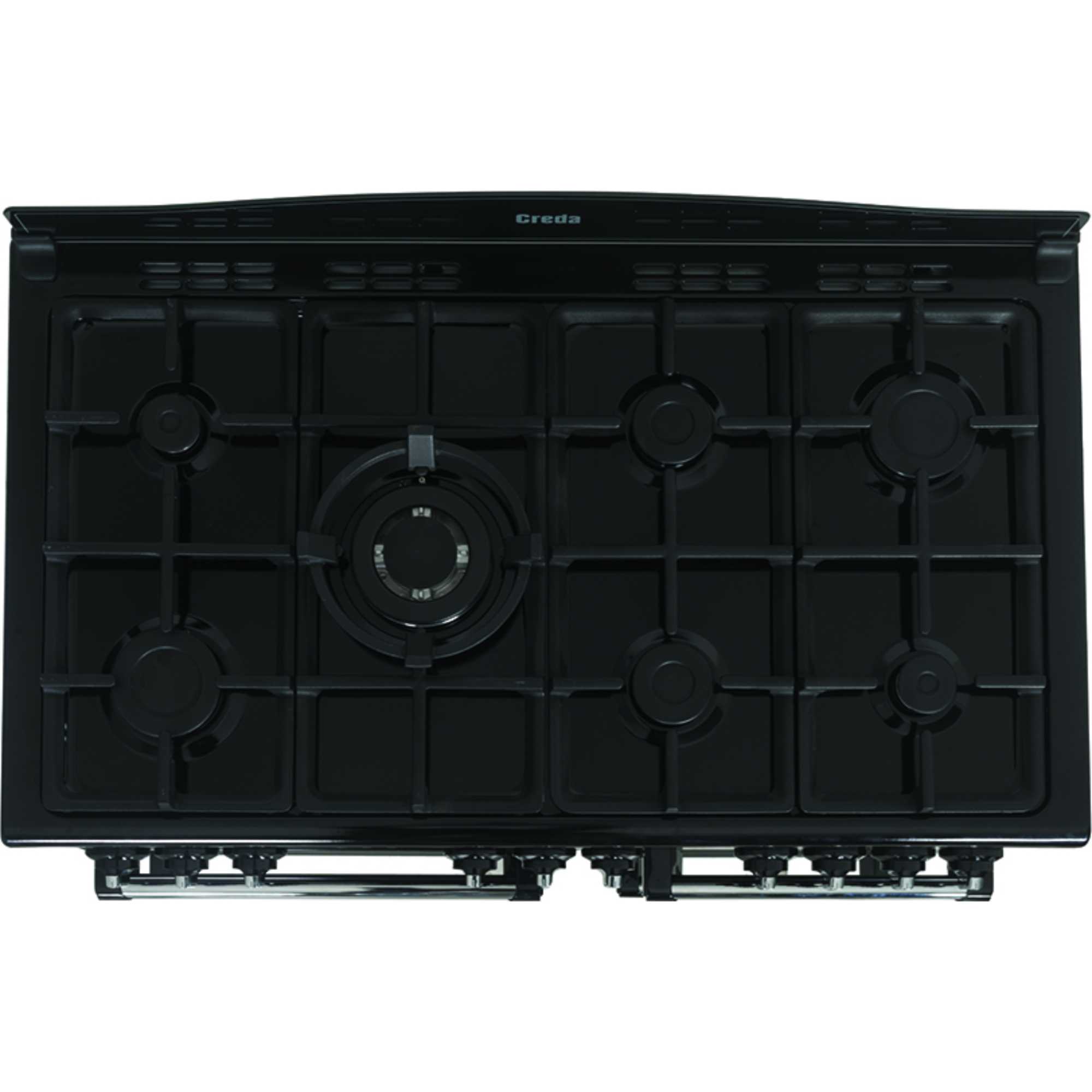 C100RCDFT 1000mm Dual Fuel Range Cooker with Wok Burner - Black