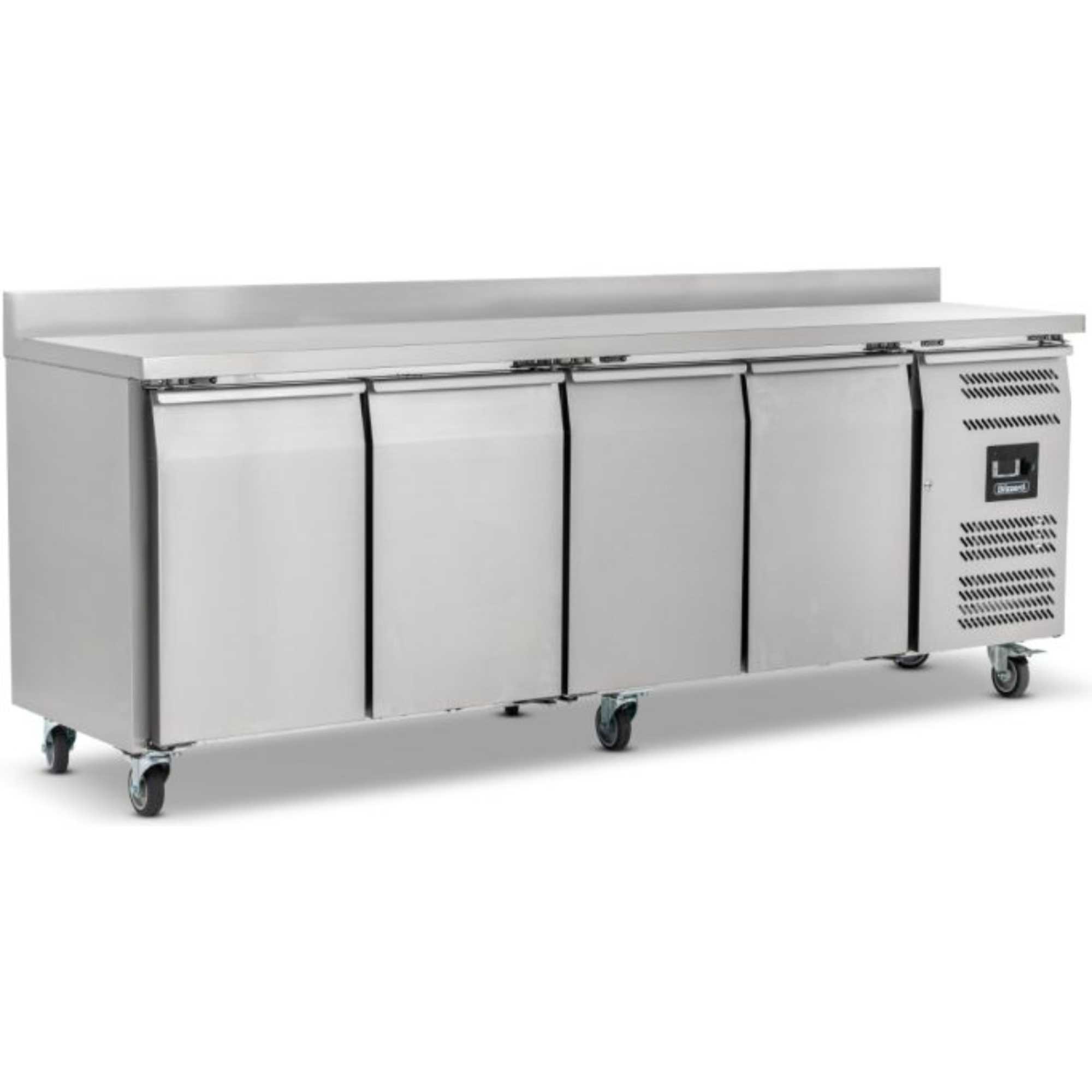 LBC4 Four Hinged Door Counter 415L Freezer With Upstand