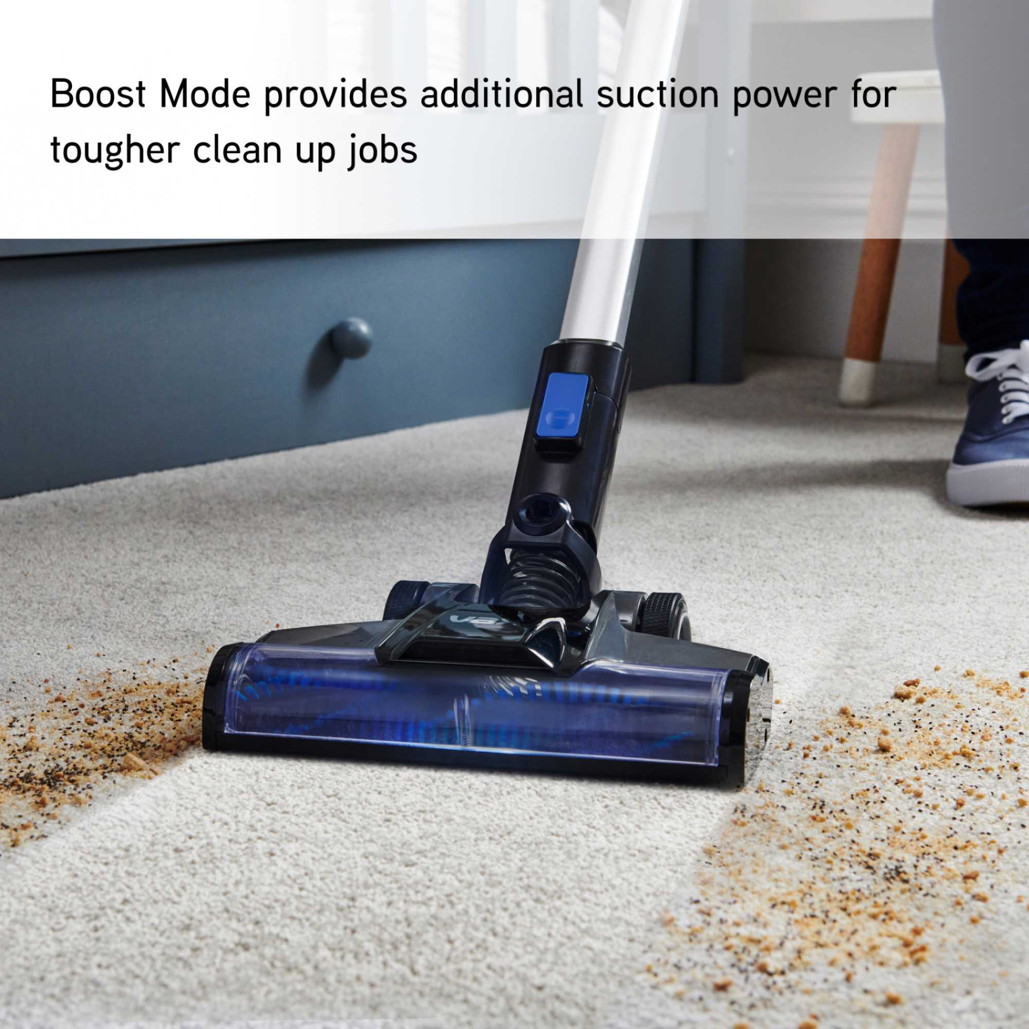 CLSV-PAKS Pace Cordless Vacuum Cleaner - Graphite/Blue