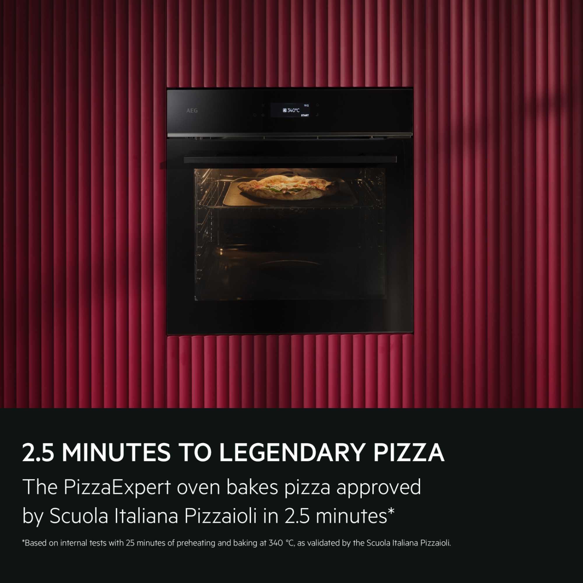 GX7PB63FSB PizzaExpert Built-in Electric Single Oven - Black
