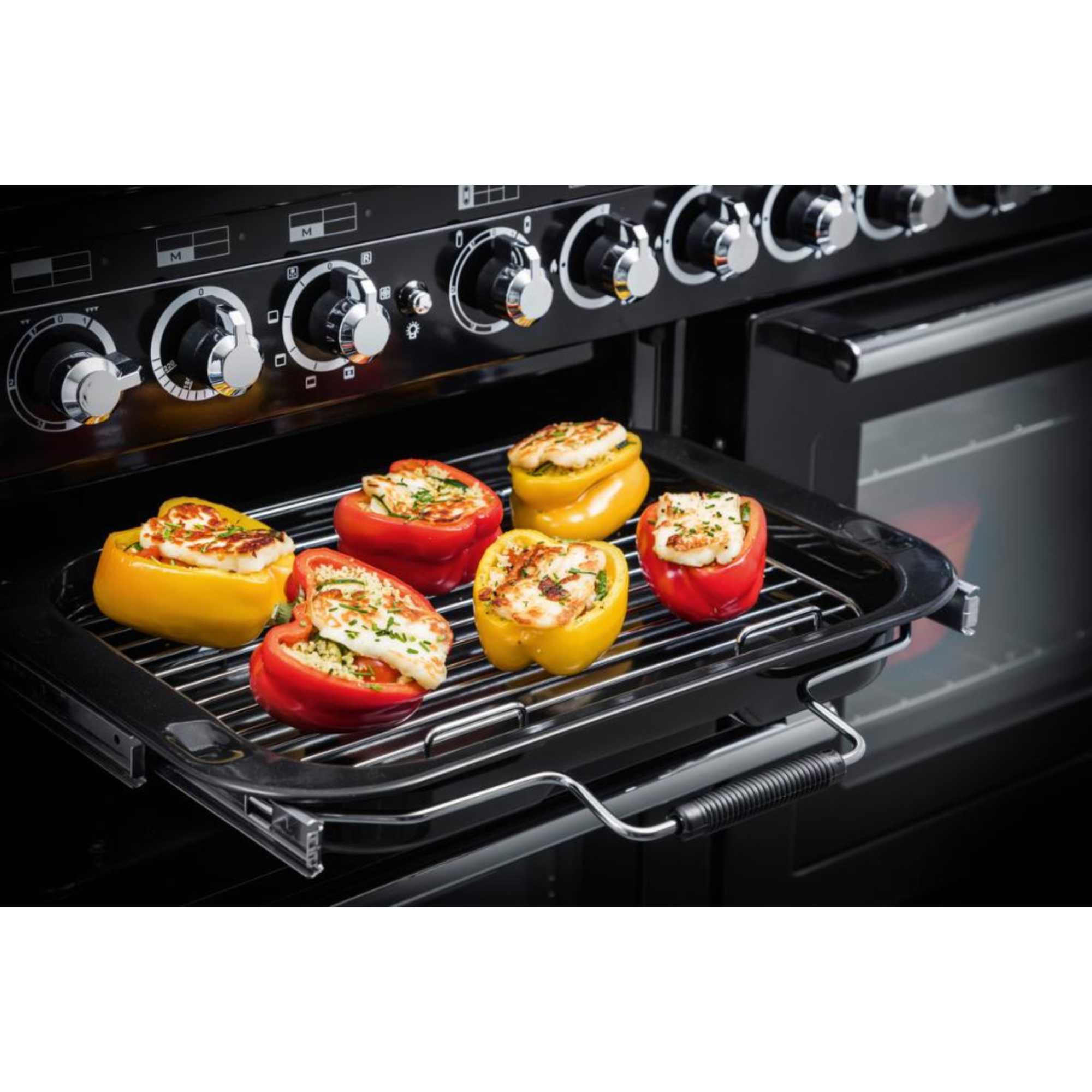 Encore Deluxe 110 110cm Dual Fuel Range Cooker - EDL110DFFBL/C