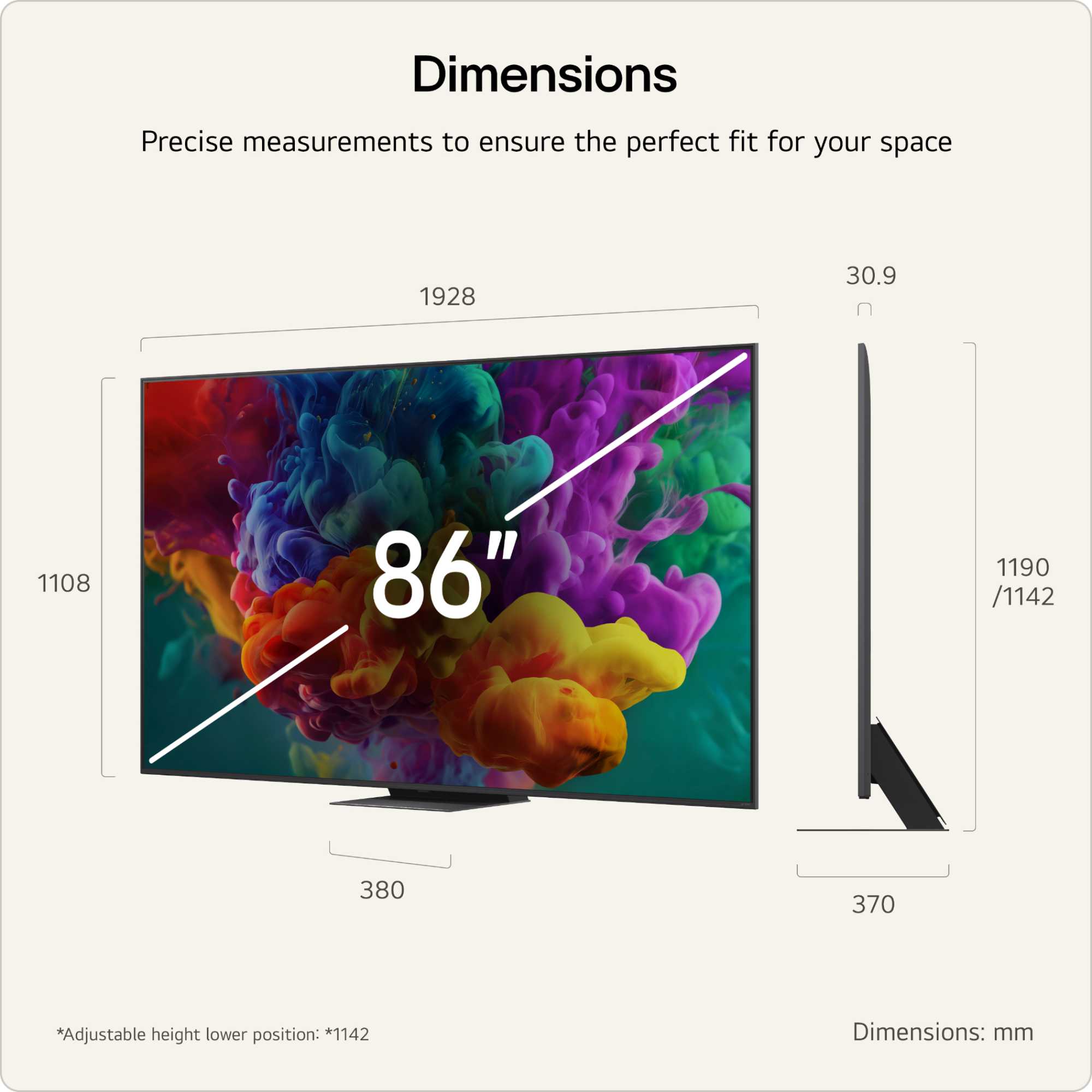 QNED87 86" 4K QNED Mini LED Smart TV - 86QNED87B6A