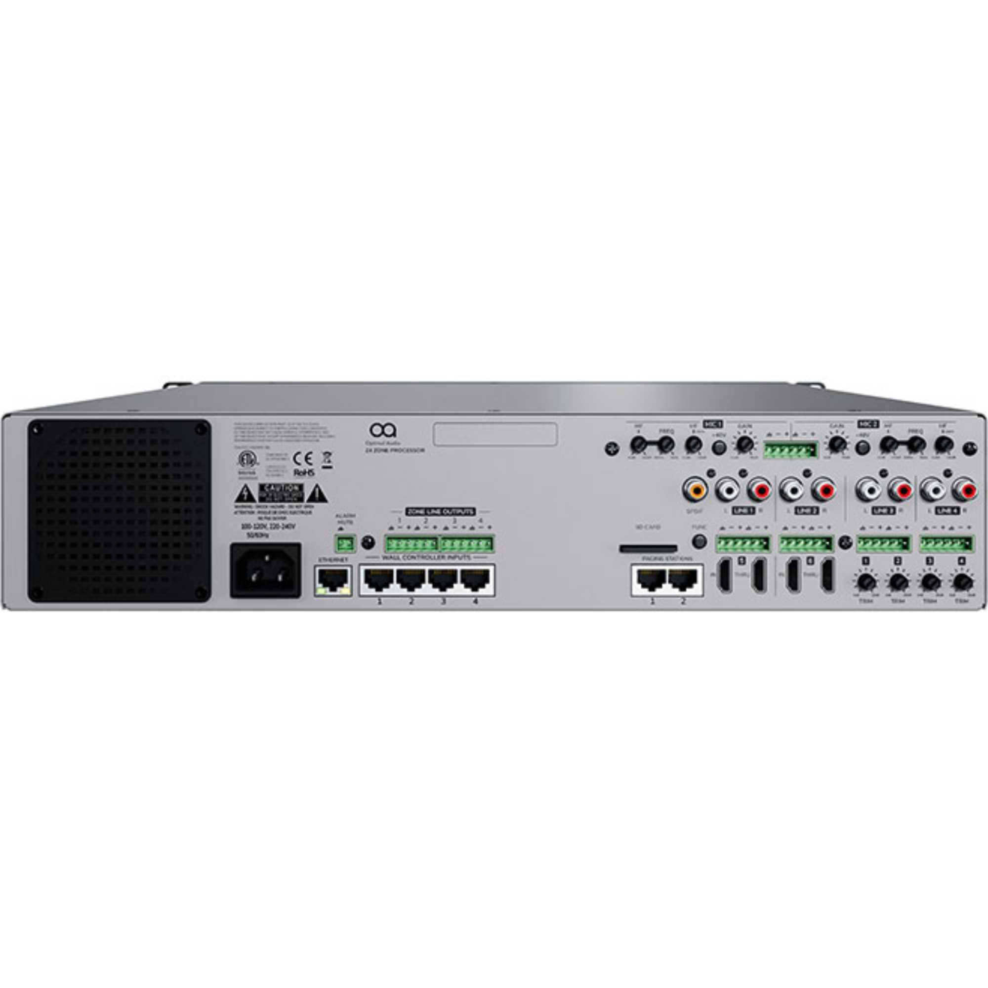 Zone 4 Audio Controller with DSP & WebApp - Black