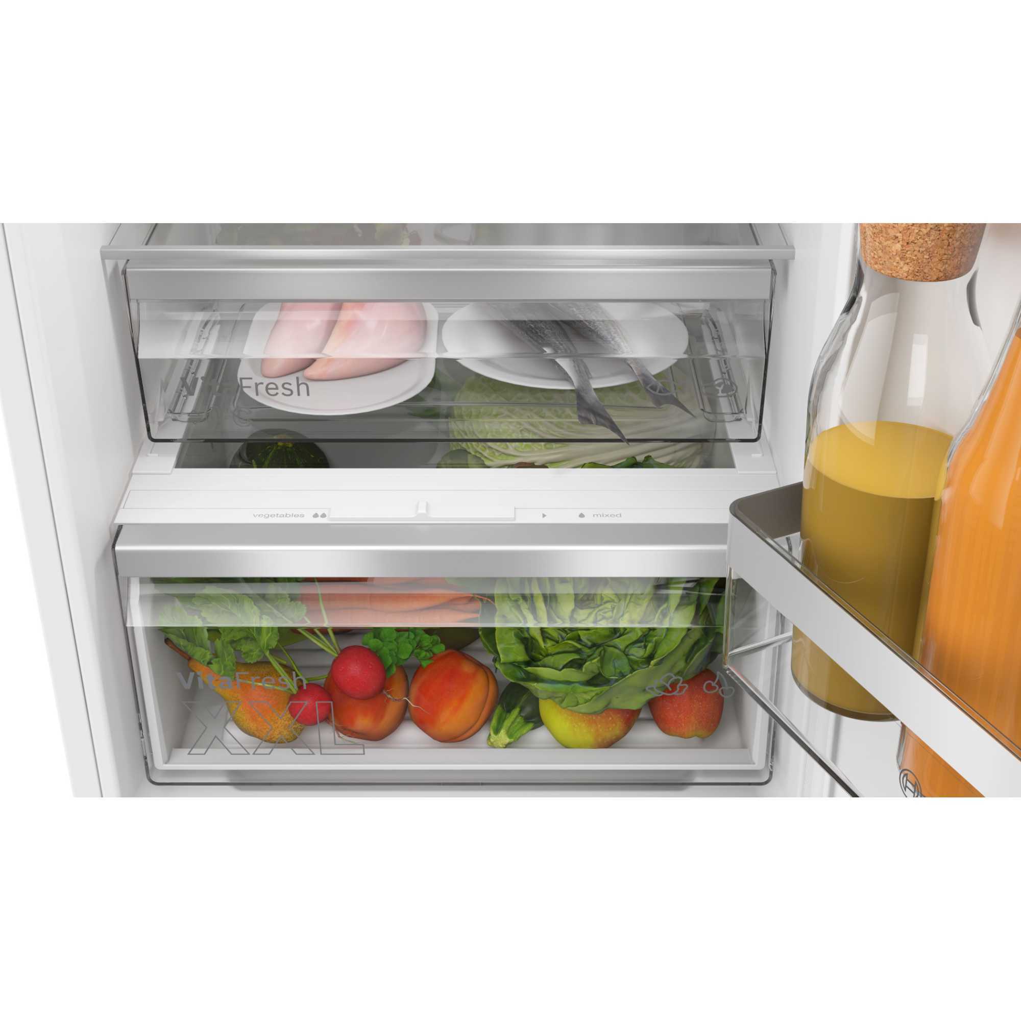 KIN86VSE0G Series 4 260l No Frost Integrated Fridge Freezer