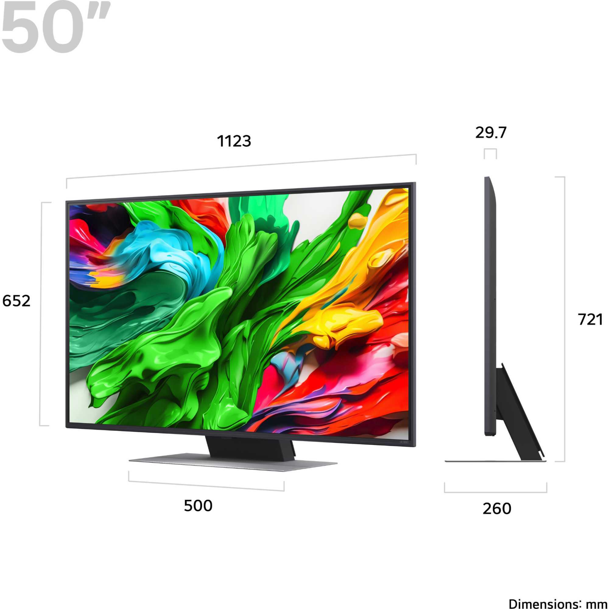 87A6D 50" 4K HDR Smart webOS TV with AI Concierge - 50QNED87A6D