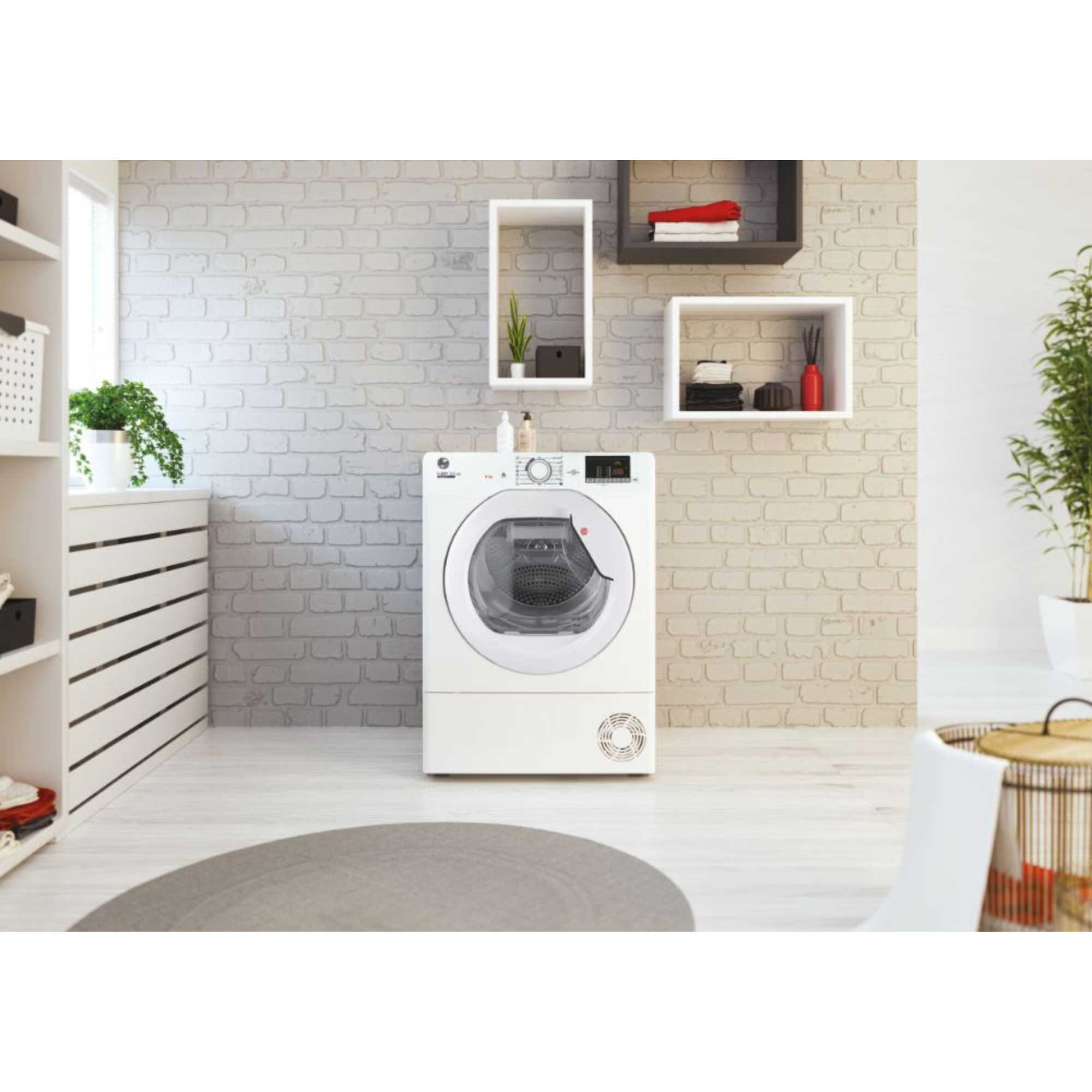 HLE C9DE-80 9kg Smart Condenser Tumble Dryer - White