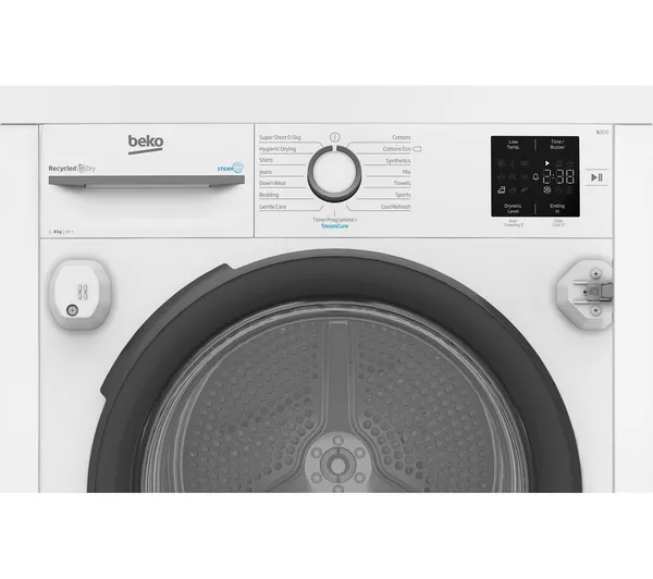 NTIKP81131W Integrated Heat Pump Tumble Dryer - White