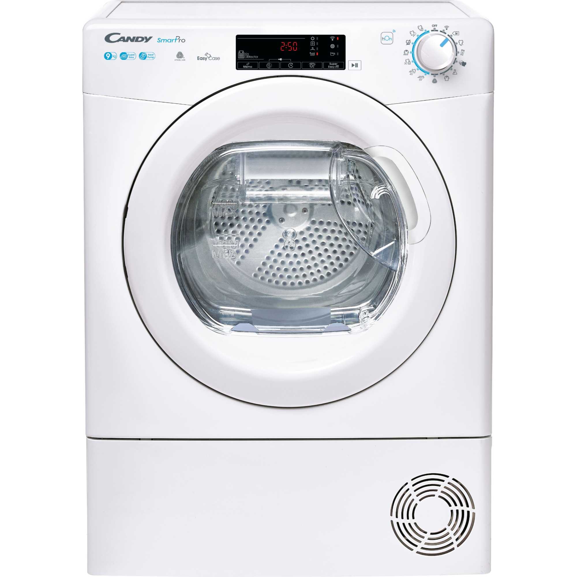 CSOE H9A2TE-80 9kg Heat Pump Smart Tumble Dryer - White