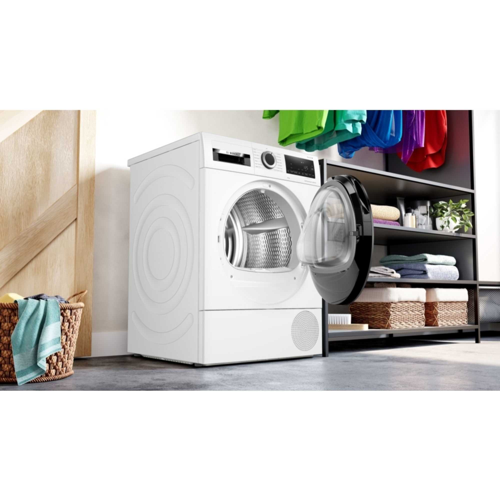 Series 6 WQH246D9GB 9kg Heat Pump Dryer with LED Display - White