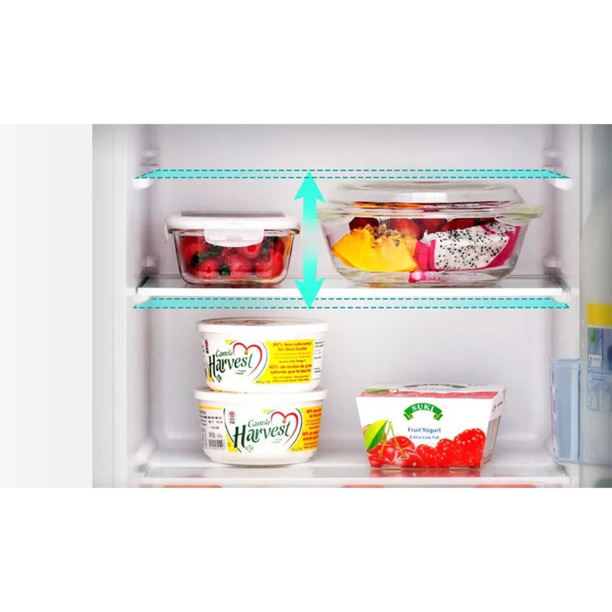 RL170D4BWE 133l Undercounter Larder Fridge - White