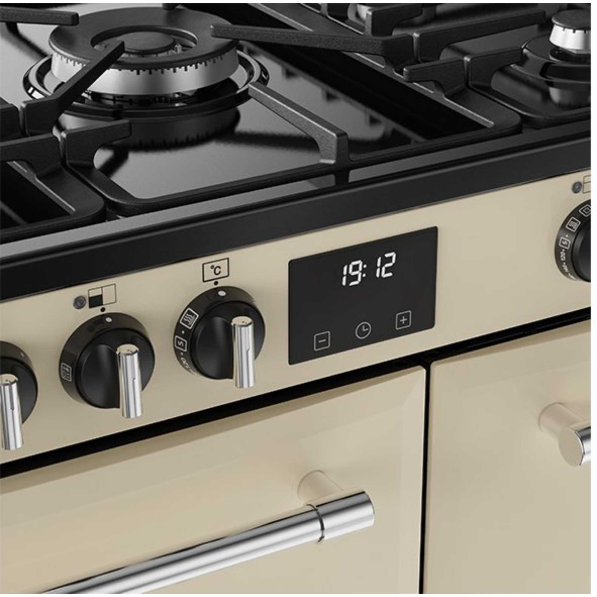 RCAFHOUSE90DFCRM Farmhouse 90DF Range Dual Fuel Cooker - Cream