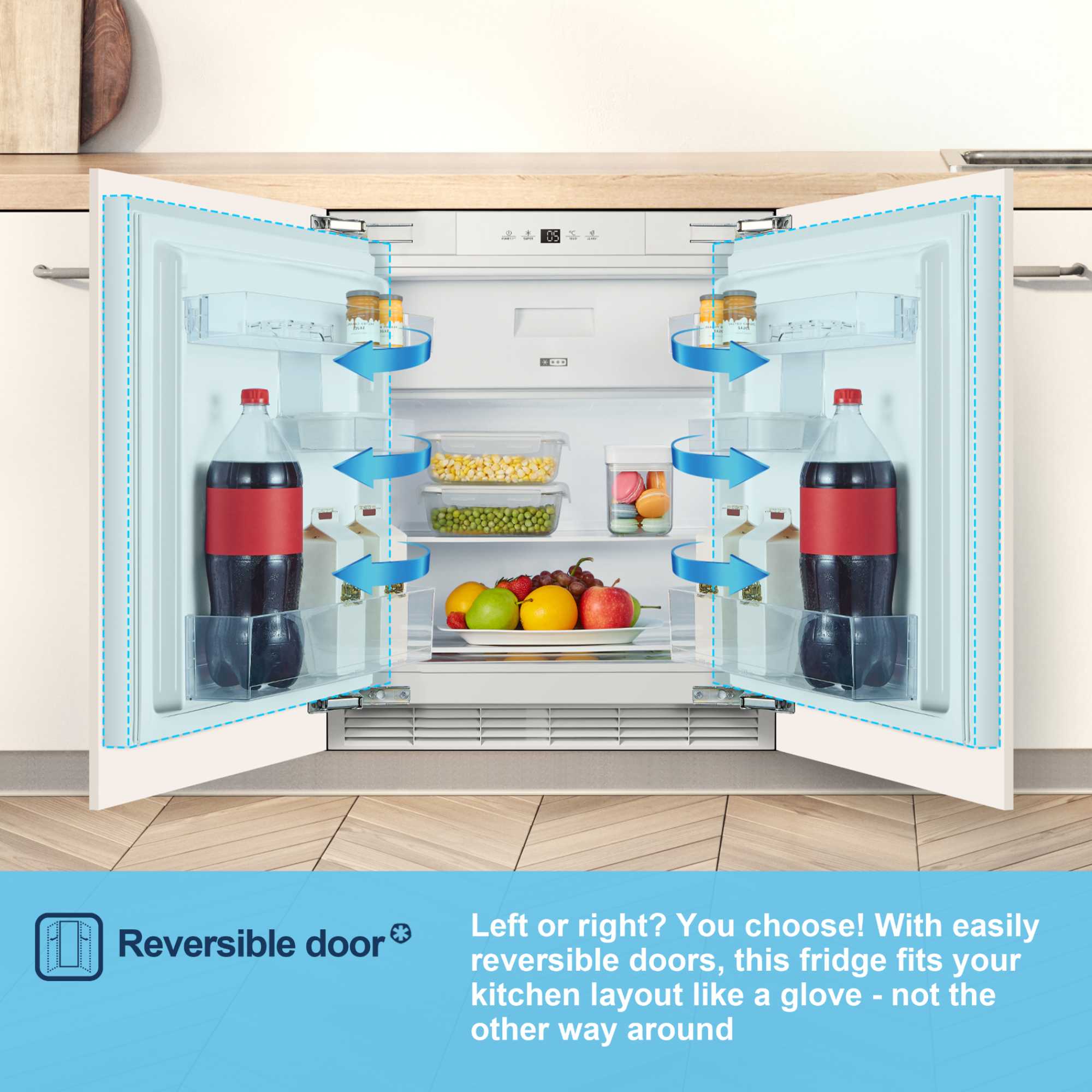 MBUR60121E 121L Icebox Built-in Fridge
