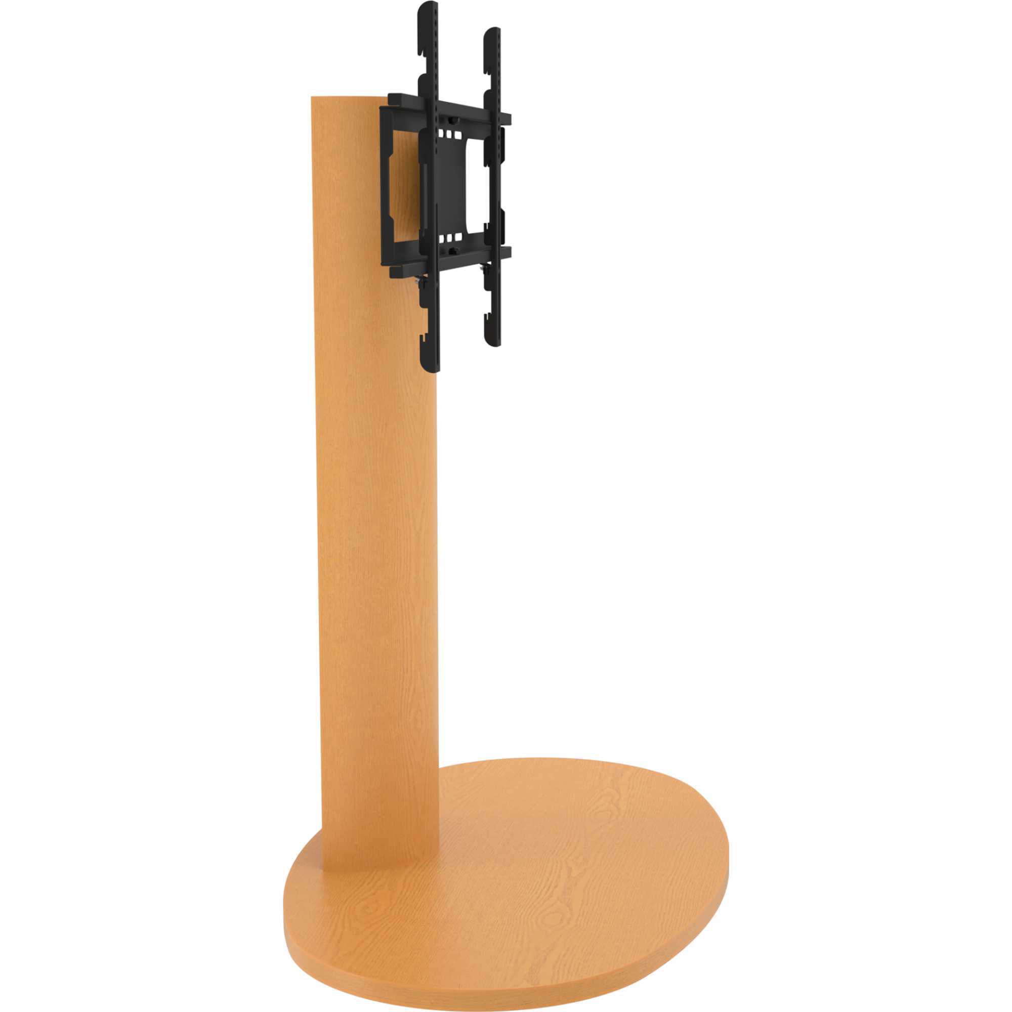 FL930CHEO Affinity Chepstow One Oval Pedestal TV Stand for 32-65" TVs - Oak